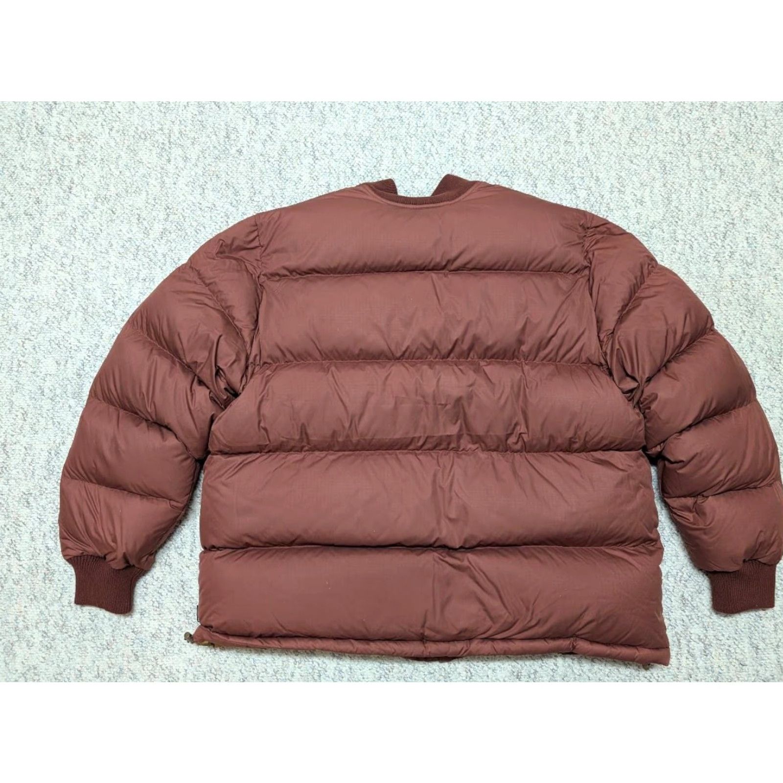 Eddie Bauer VINTAGE Eddie Bauer Puffer Jacket XL Goose Down Mahogany 650 Down Men's Zip Solid Breathing Down Fill Size US XL / EU 56 / 4 - 2 Thumbnail