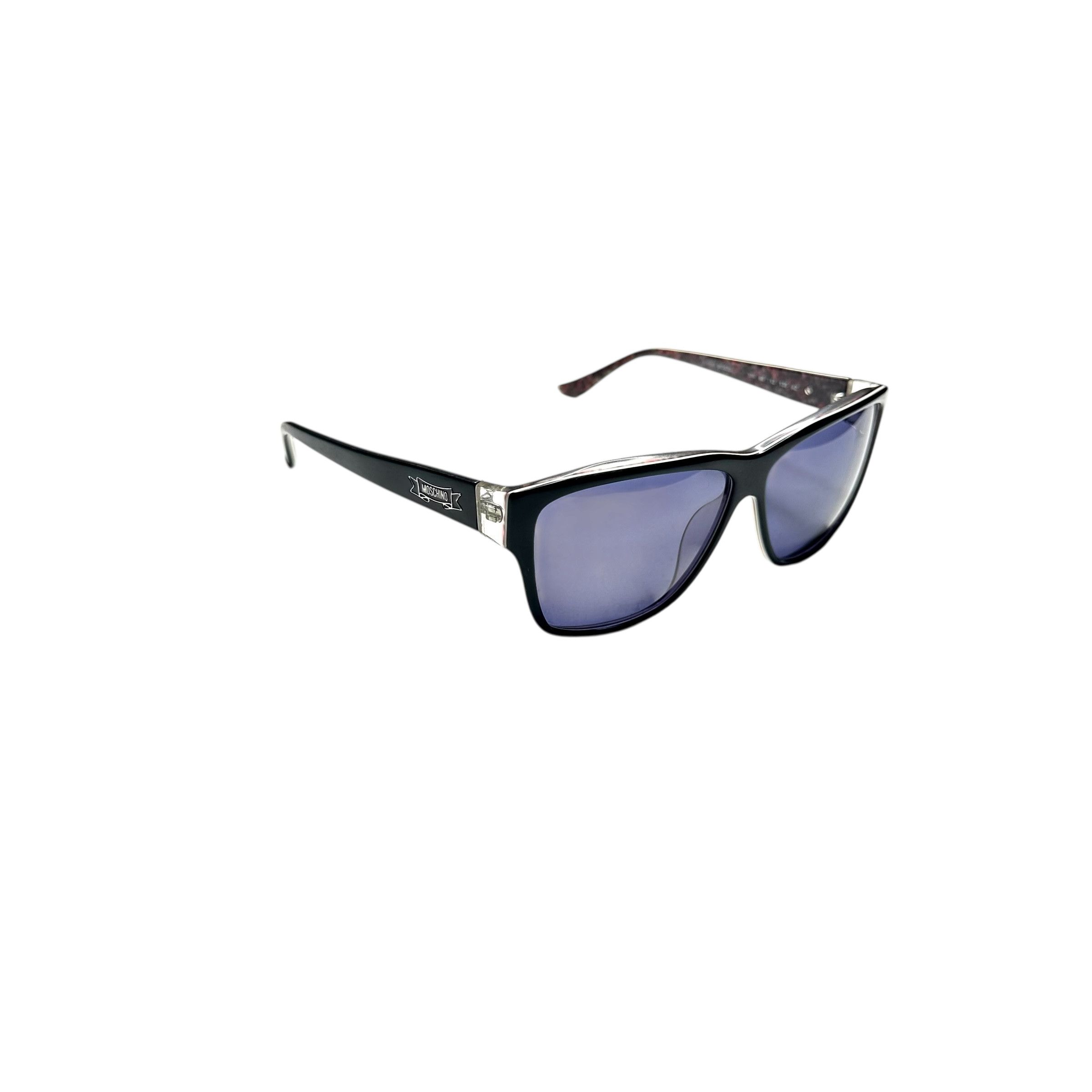 Moschino Moschino Squared Wayfarer Big Classic Sunglasses Size ONE SIZE - 2 Thumbnail