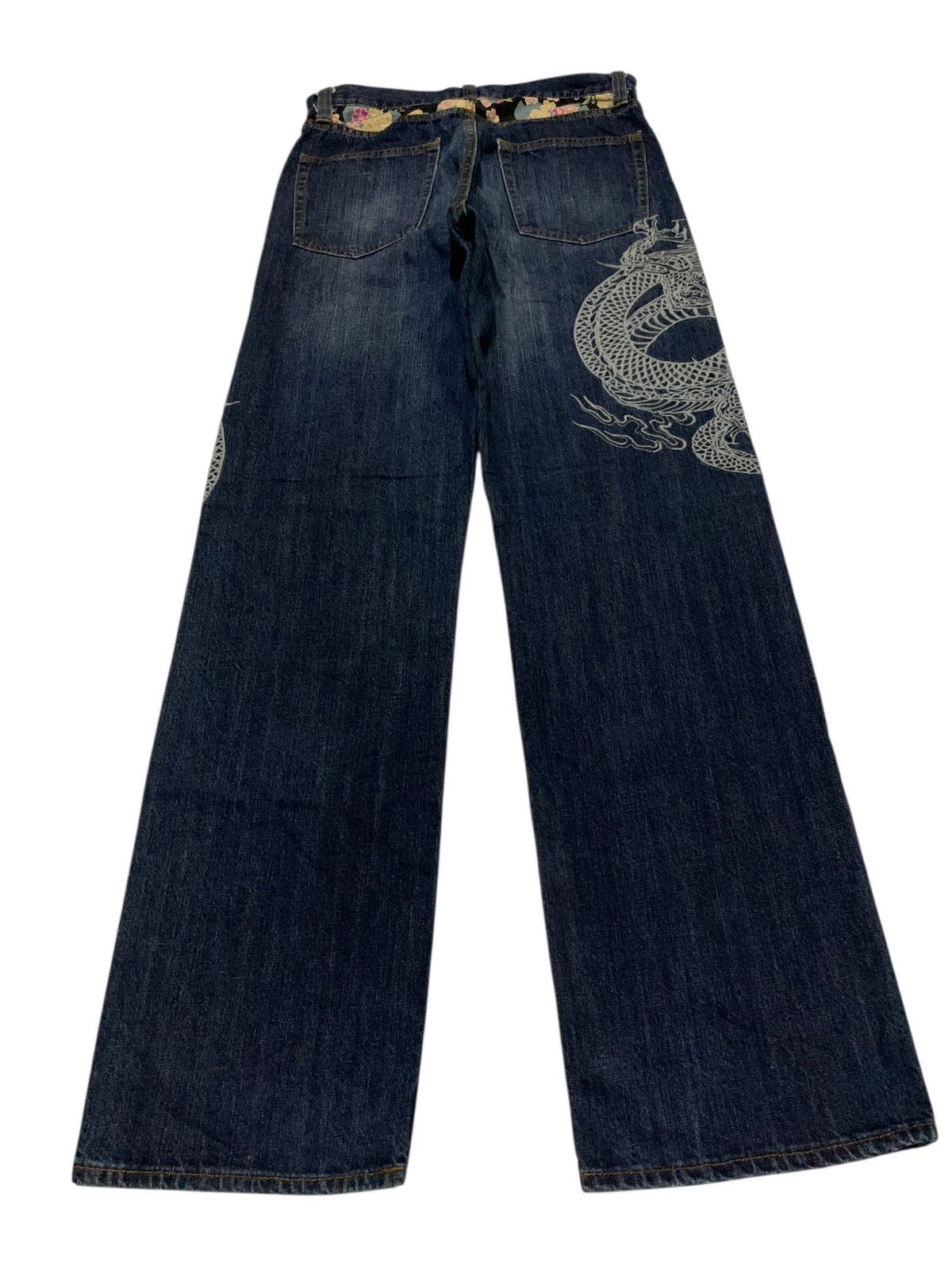 Kapital JAPANESE BIG DRAGON EMBROIDERED LIKE KARAKURI TAMASHI DENIM Size US 30 / EU 46 - 4 Thumbnail