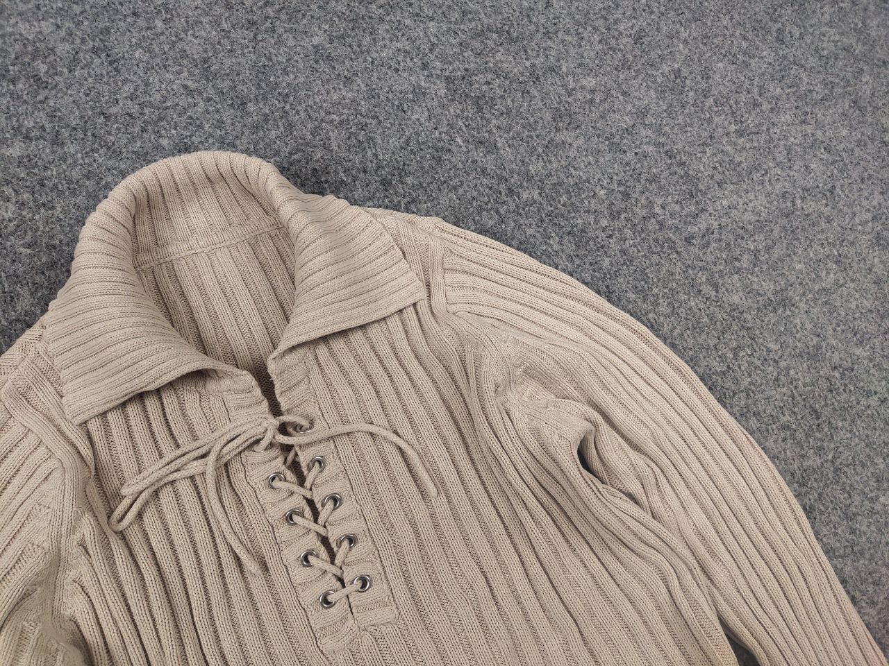 If Six Was Nine Vintage l.g.b. Hysteric Le Grande Bleu ties ribbed Sweater Size US S / EU 44-46 / 1 - 3 Thumbnail