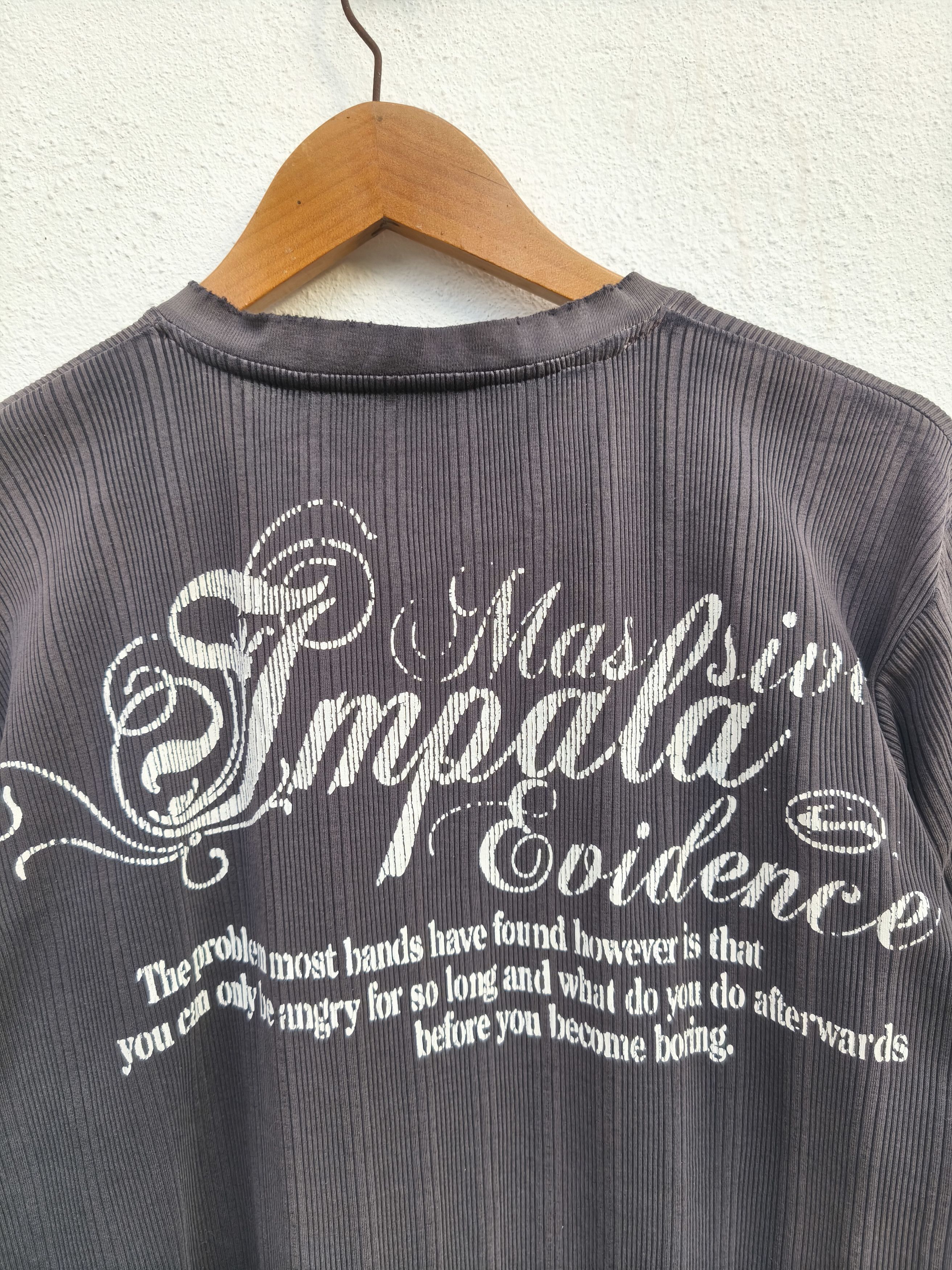 If Six Was Nine y2k Trashed Faded Impala tee poem long sleeve beauty beast Size US M / EU 48-50 / 2 - 4 Thumbnail
