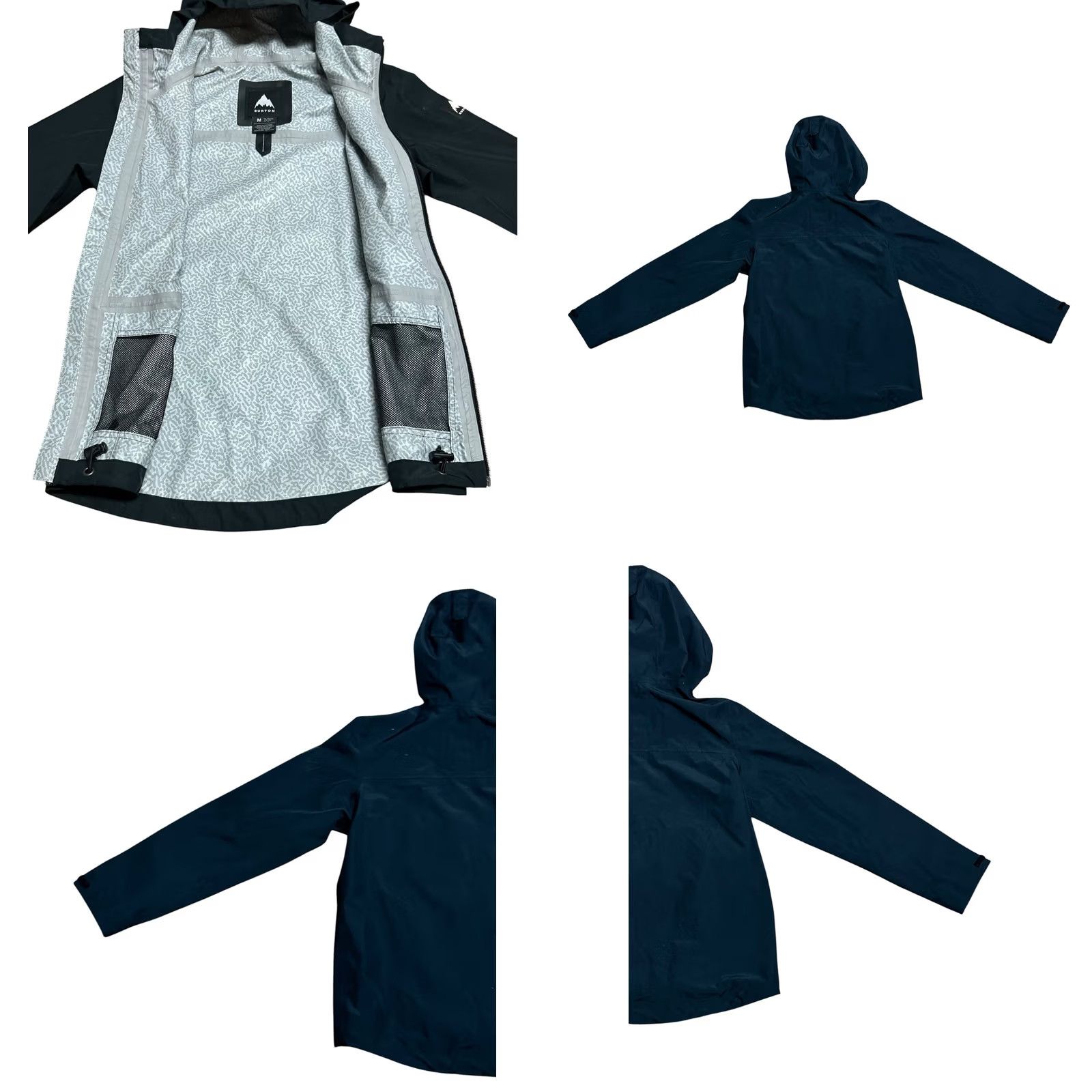 Burton Burton Women's Black FullZip Windbreaker Snow Jacket Sz Medium 100% Polyester Size M / US 6-8 / IT 42-44 - 9 Thumbnail