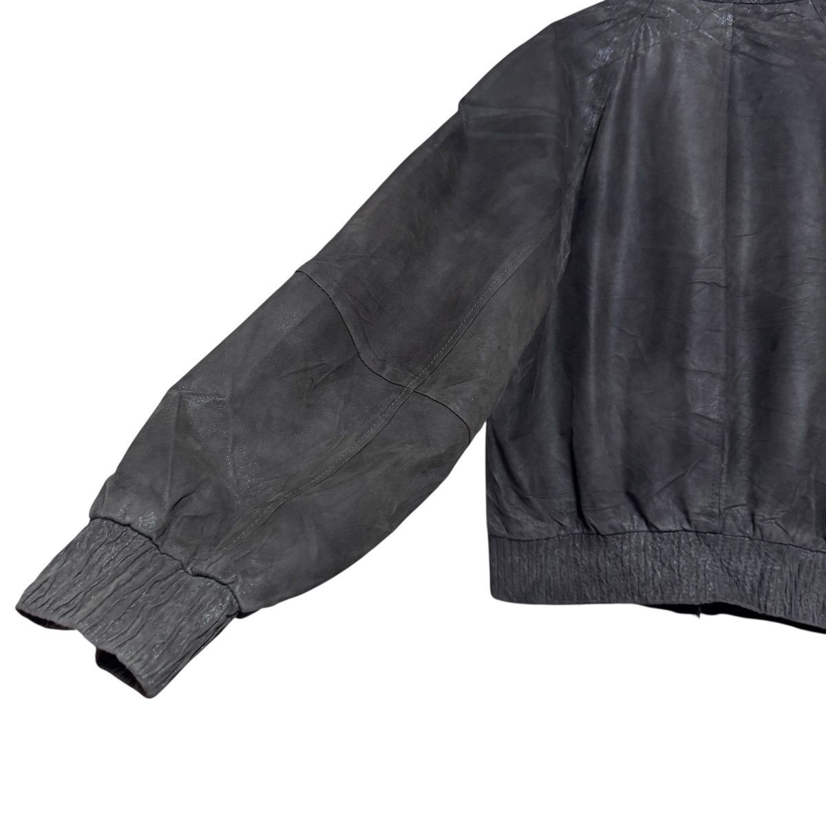 Max Mara Max Mara Bomber Leather Jacket Size S / US 4 / IT 40 - 10 Thumbnail