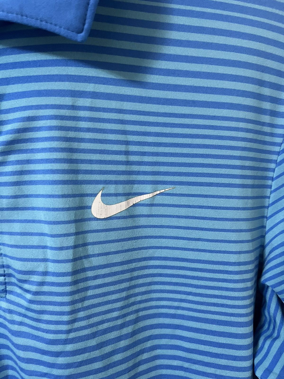 Nike × Vintage Nike Tennis Nadal ATP Vintage Striped Polo Size US L / EU 52-54 / 3 - 4 Thumbnail