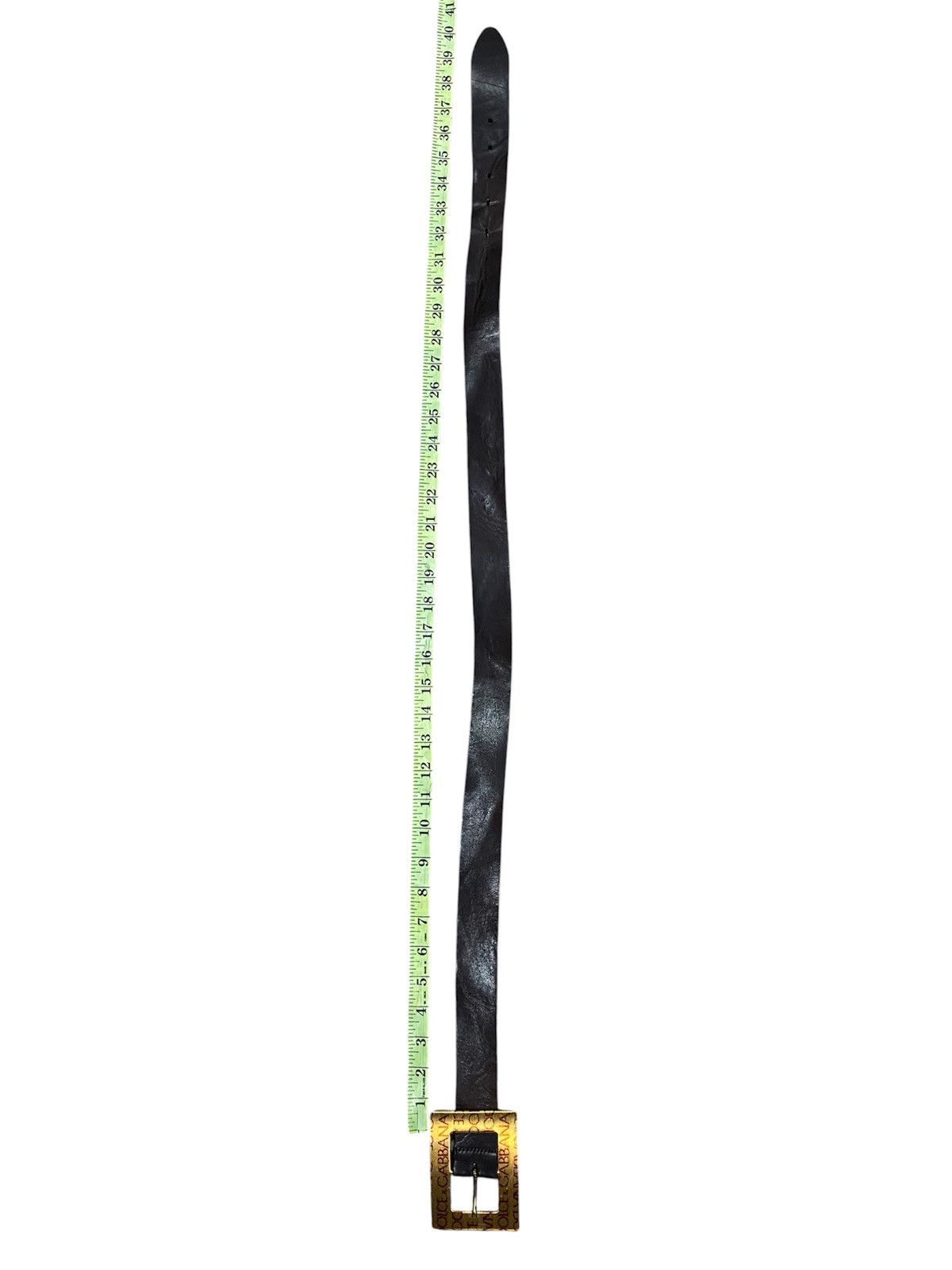Dolce & Gabbana Dolce & Gabbana Leather Belt Made Italy Size 36 - 7 Thumbnail