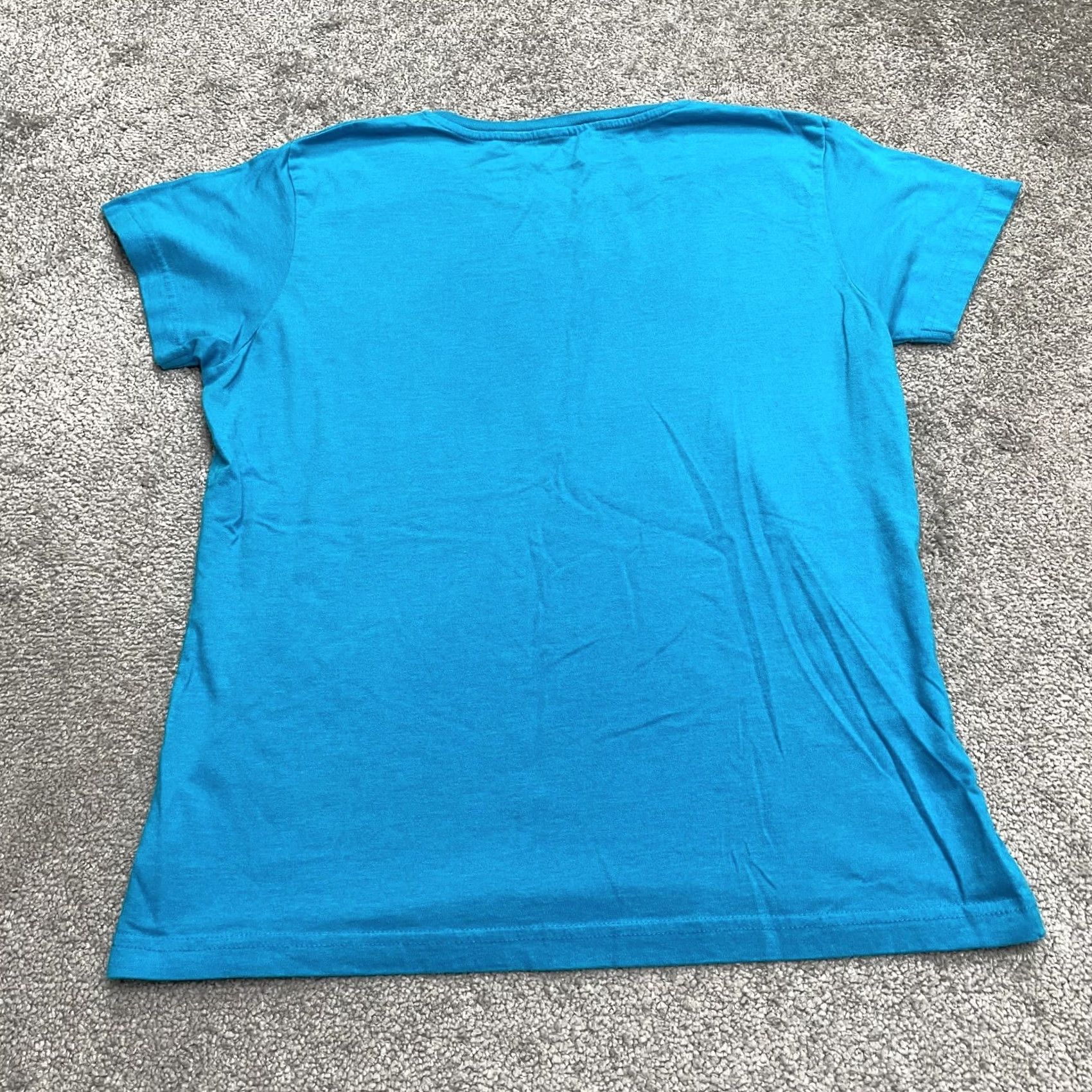 Disney Disney The Little Mermaid Graphic T-Shirt Womens Large Blue Crew Neck Size L / US 10 / IT 46 - 2 Thumbnail