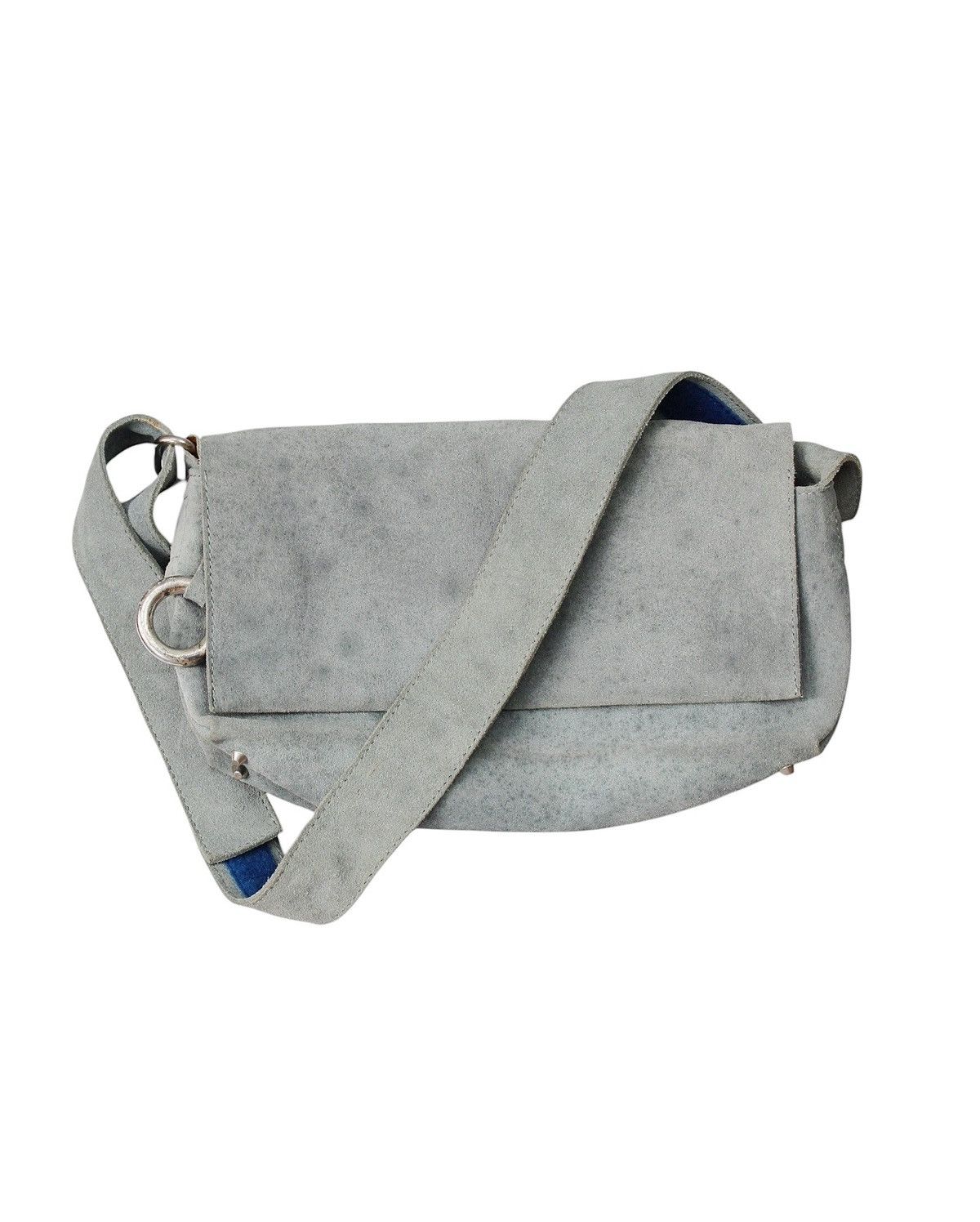Designer 2000S SEQUOIA PARIS SUEDE SHOULDER BAG - MINT GREEN Size ONE SIZE - 5 Thumbnail