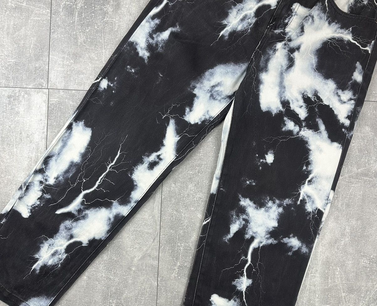 Jaded London Jaded London Lighting Cloud Print Scate Denim Jeans Pants Size US 32 / EU 48 - 3 Thumbnail