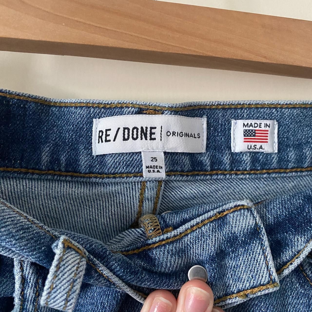 RE/DONE Re/Done jeans blue wash Size 25" / US 0 / IT 36 - 3 Thumbnail