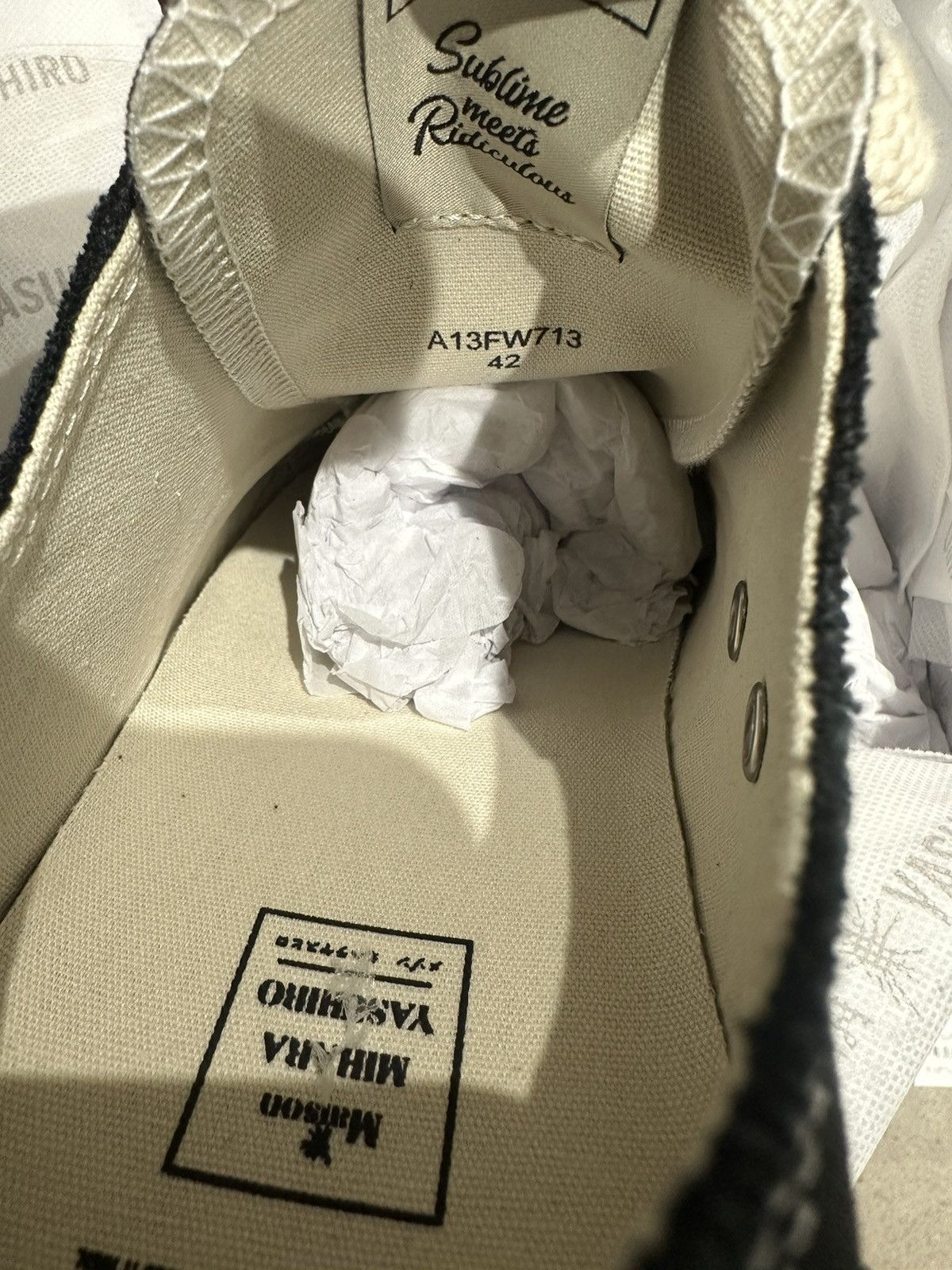 Maison MIHARA YASUHIRO MAISON MIHARA YASUHIRO - Peterson 23 Low Sneakers Size US 9 / EU 42 - 7 Thumbnail