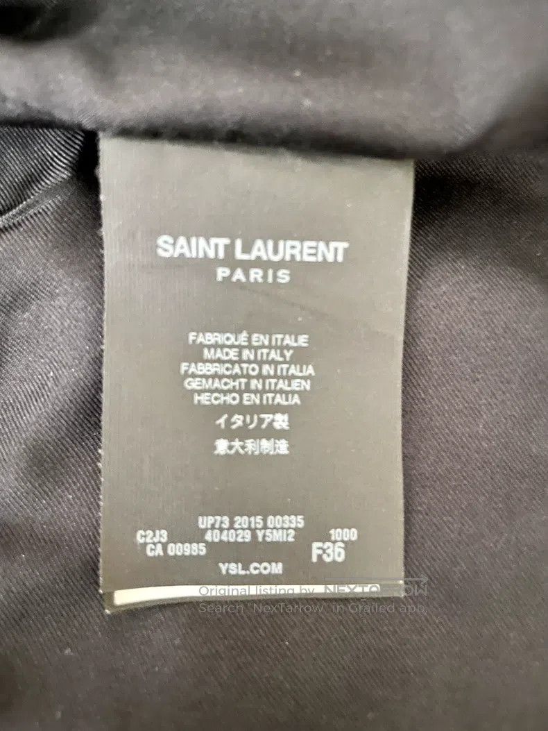 Saint Laurent Paris Saint Laurent Paris size XS High-waisted zipper leather sk Size 24" / US 00 / IT 34 - 5 Thumbnail