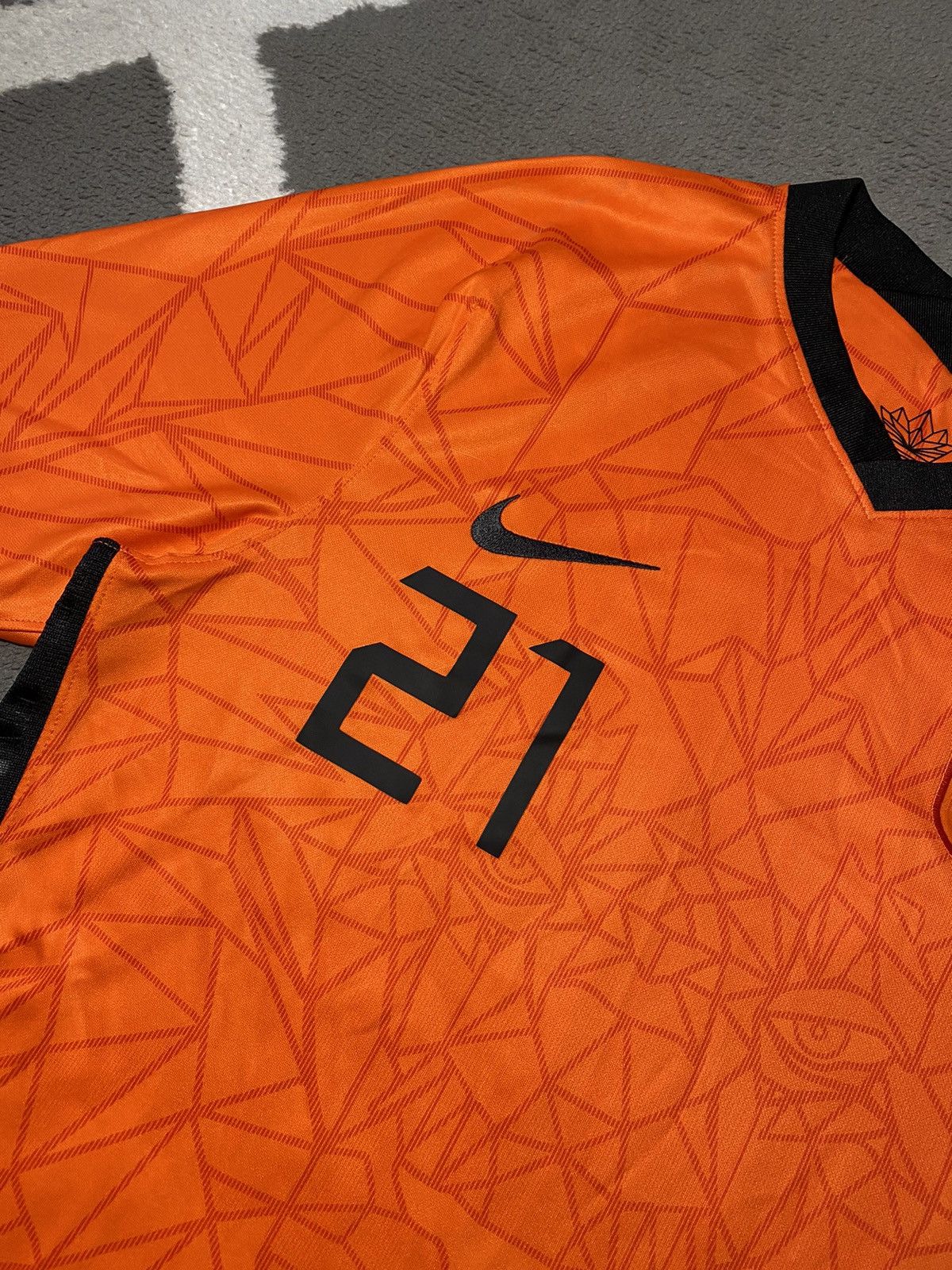 Nike 2020-22 Netherlands Nike soccer football jersey F. De Jong Size US M / EU 48-50 / 2 - 9 Thumbnail