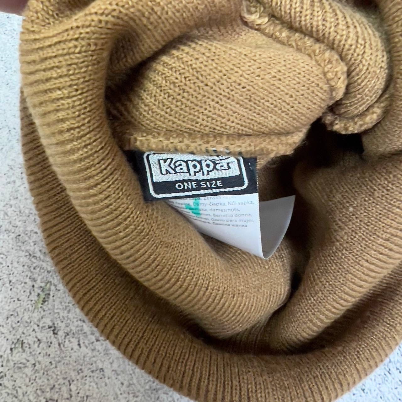 Kappa Kappa Hat Men’s One Size Brown Polyacryl Size ONE SIZE - 3 Thumbnail