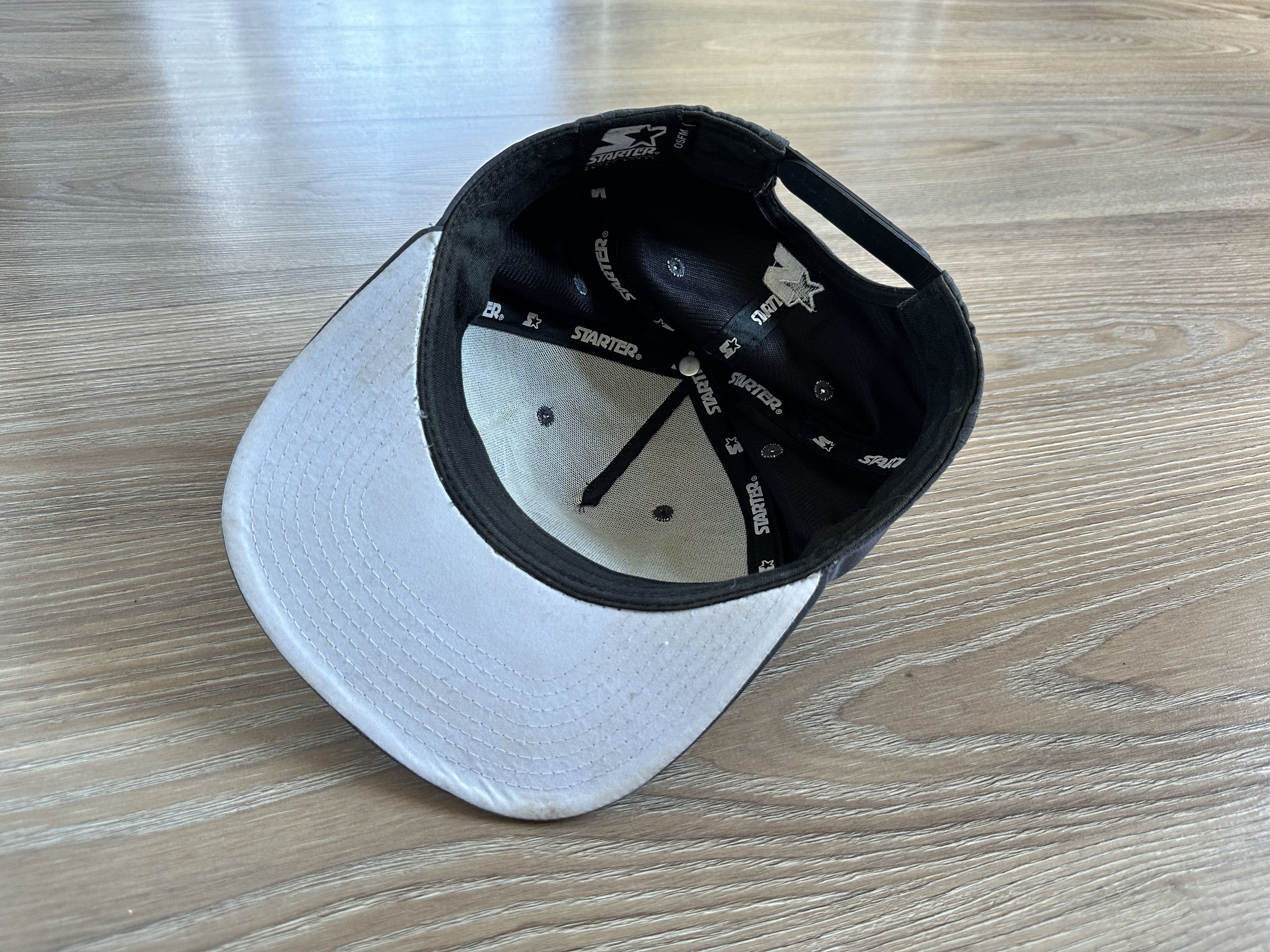 Starter × Vintage Starter Big Logo Grey Snapback Hat Size ONE SIZE - 5 Thumbnail