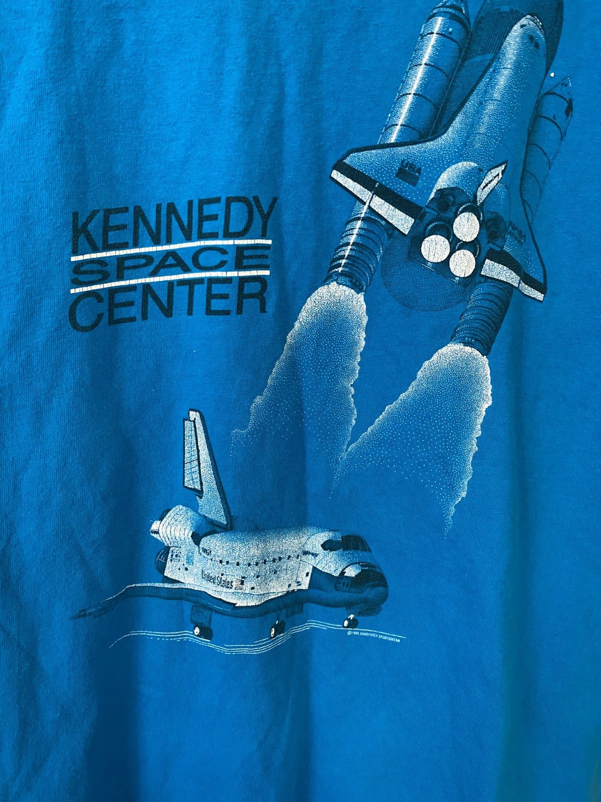 Vintage 1995 Kennedy Space Station T-Shirt Size US M / EU 48-50 / 2 - 3 Thumbnail