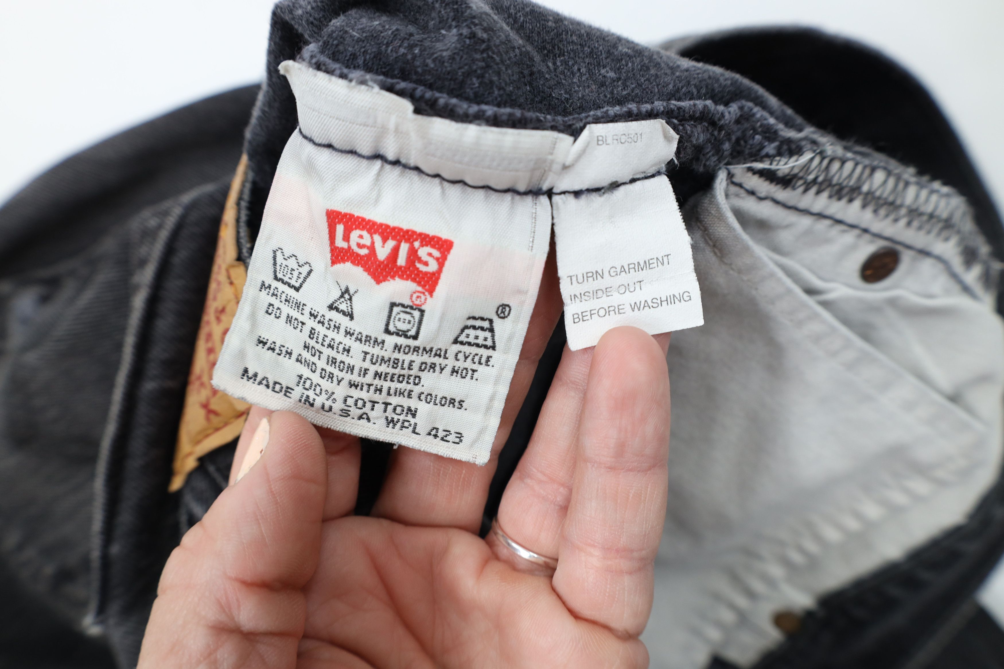 Levi's Vintage 90s Levis 501xx Button Fly Original Fit Jeans USA Size US 33 - 10 Thumbnail