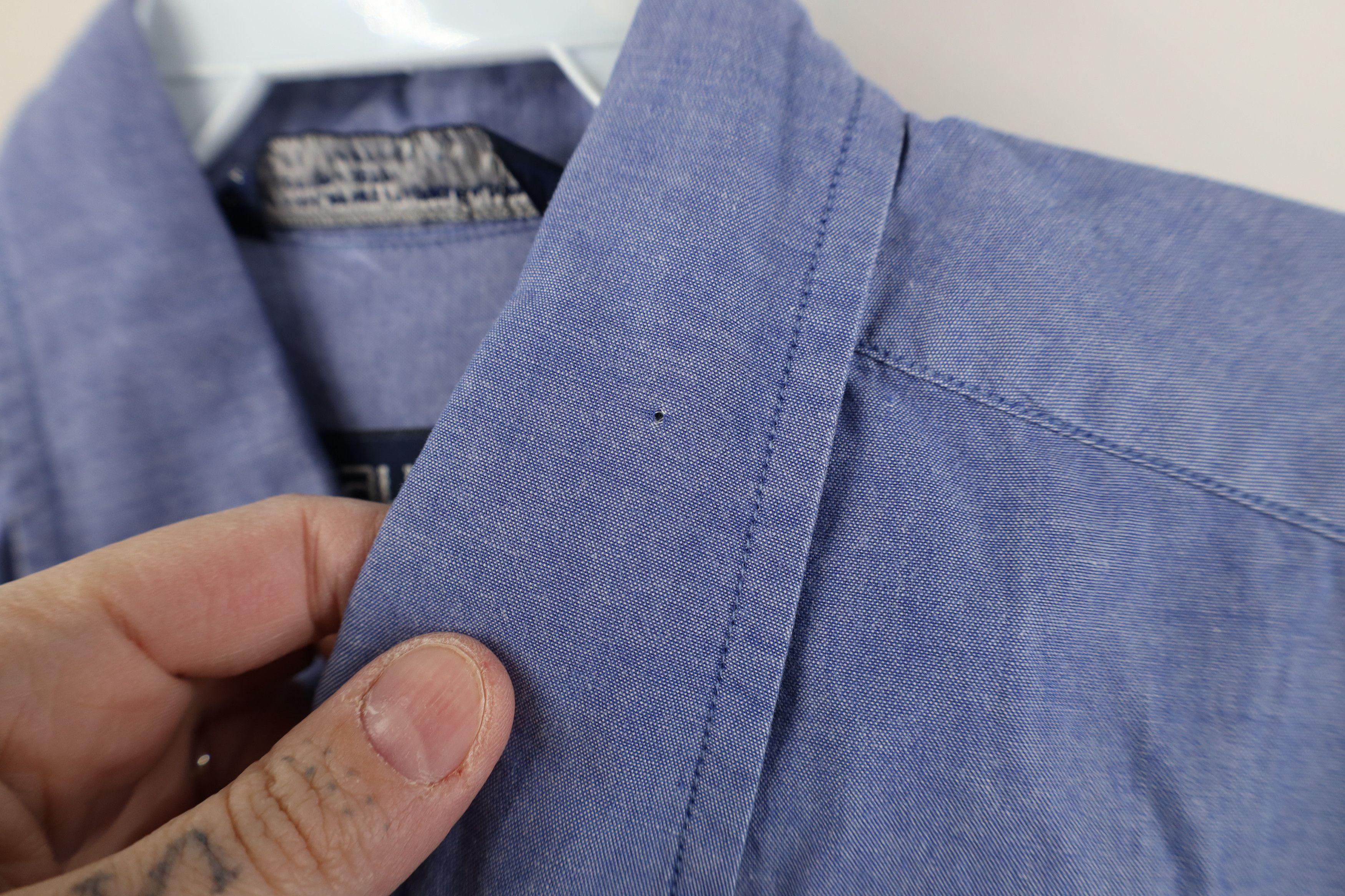 Nautica Vintage 90s Nautica Baggy Chambray Button Down Shirt Size US M / EU 48-50 / 2 - 6 Thumbnail
