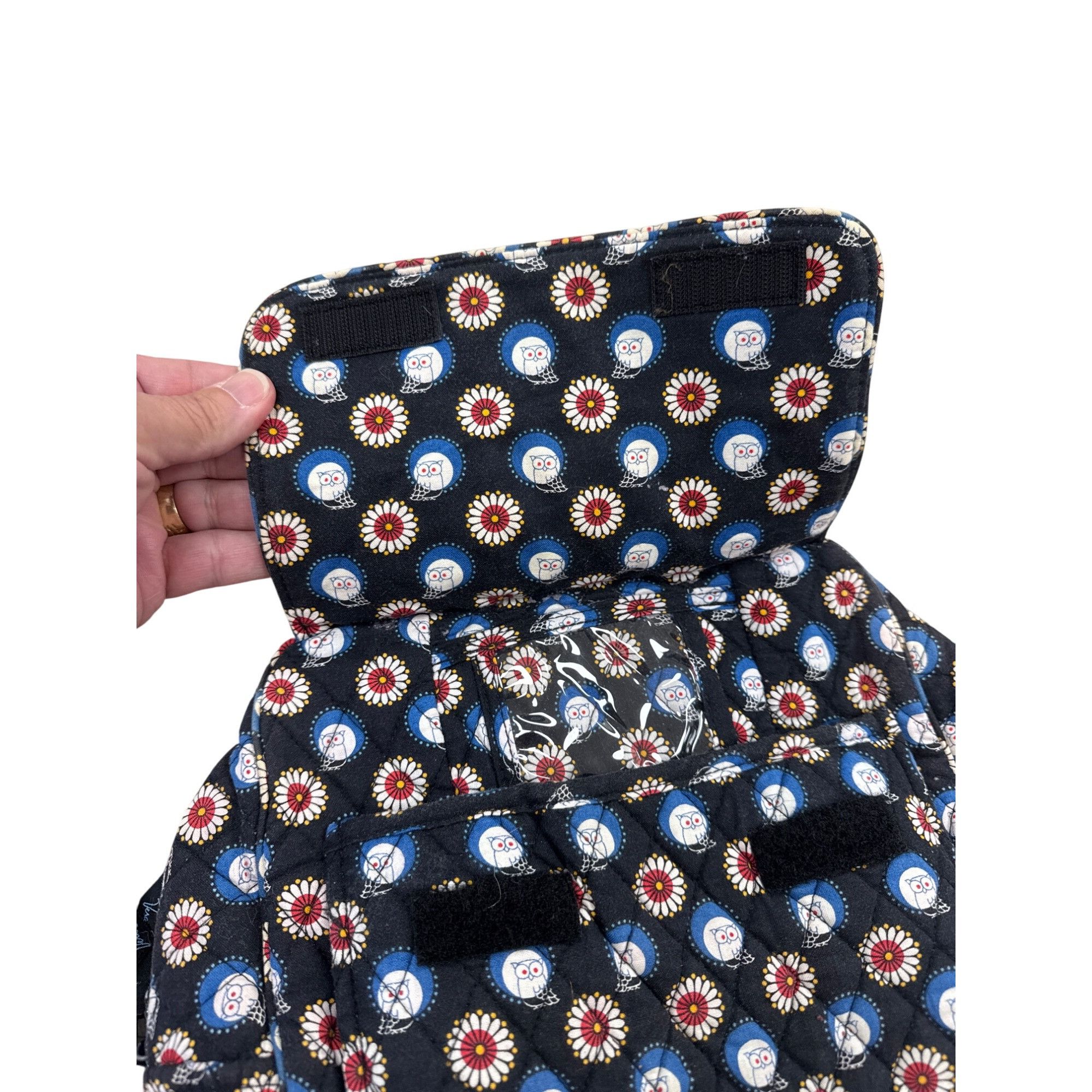 Vera Bradley Vera Bradley blue Owl & Floral Print Quilted Backpack 16" x Size ONE SIZE - 4 Thumbnail