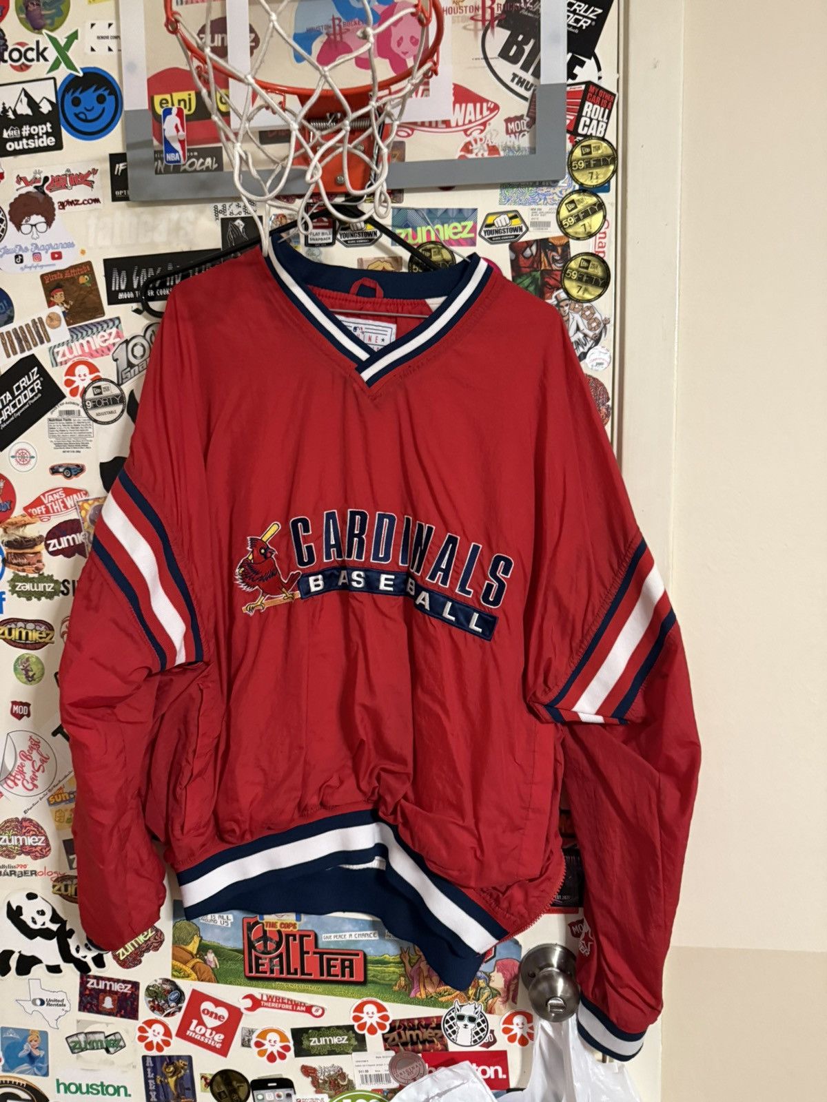 MLB × Starter St Louis Cardinals Windbreaker Size US XL / EU 56 / 4 - 1 Thumbnail