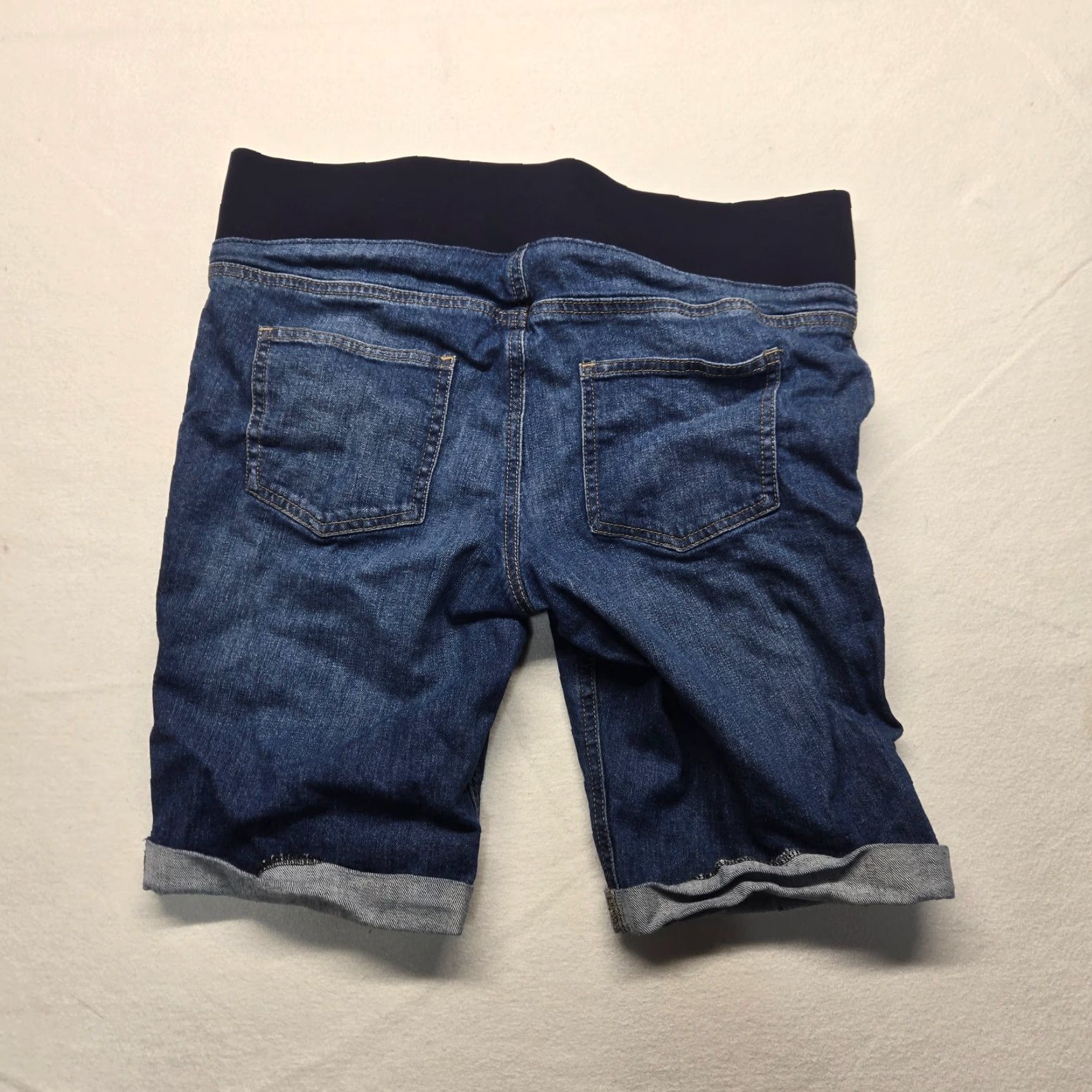 Greats Great Expectations Maternity Denim Shorts Women Adult M Color Blue Size M Casual Cuffed 8-10 Cotton Blend Spandex Jeans Shorts Size 32" / US 10 / IT 46 - 7 Thumbnail