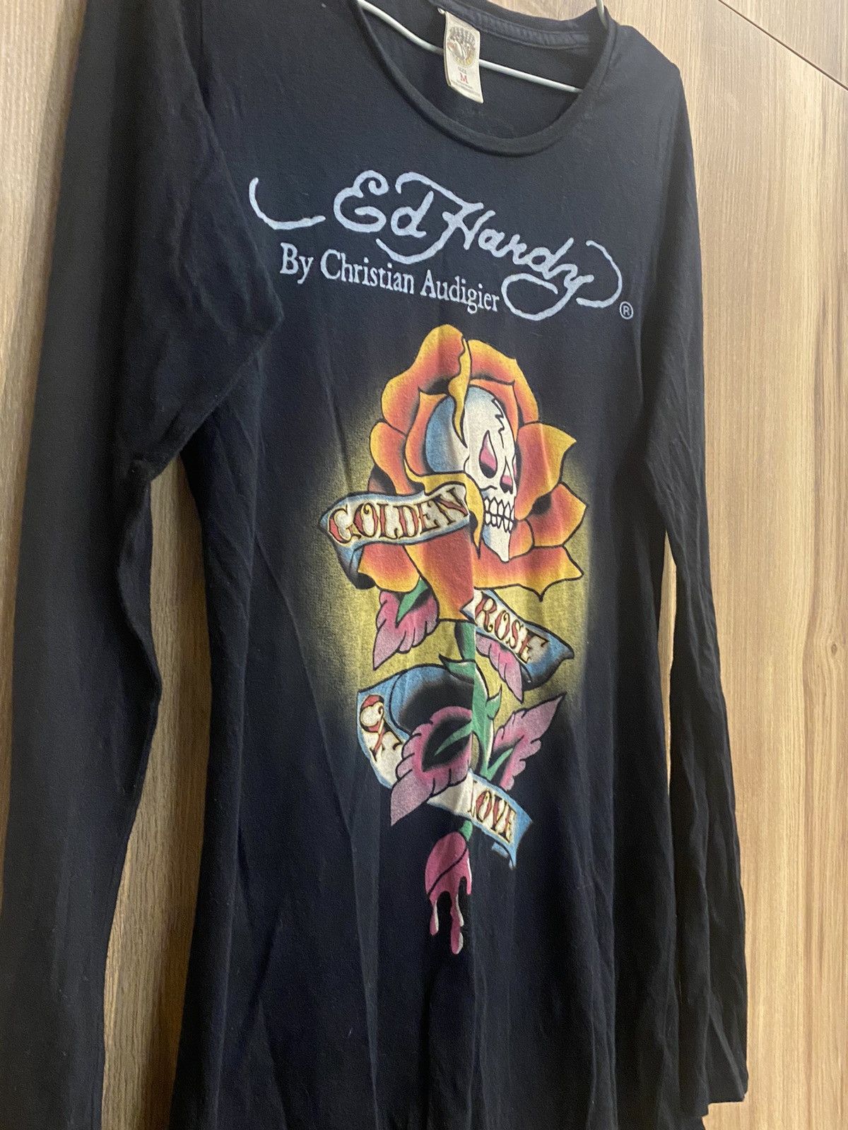 Christian Audigier Made in USA vintage collector’s Ed Hardy long sleeve. Size US M / EU 48-50 / 2 - 3 Thumbnail