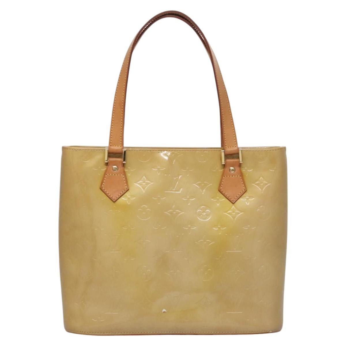 Louis Vuitton LOUIS VUITTON Monogram Vernis Houston Hand Bag Beige M91004 Size ONE SIZE - 2 Thumbnail