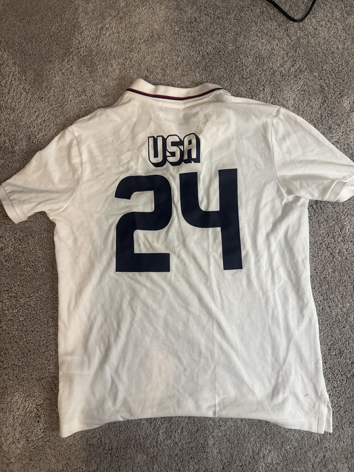 Polo Ralph Lauren Polo Ralph Lauren USA Polo Shirt White Men’s Medium Big Logo Size US M / EU 48-50 / 2 - 2 Thumbnail