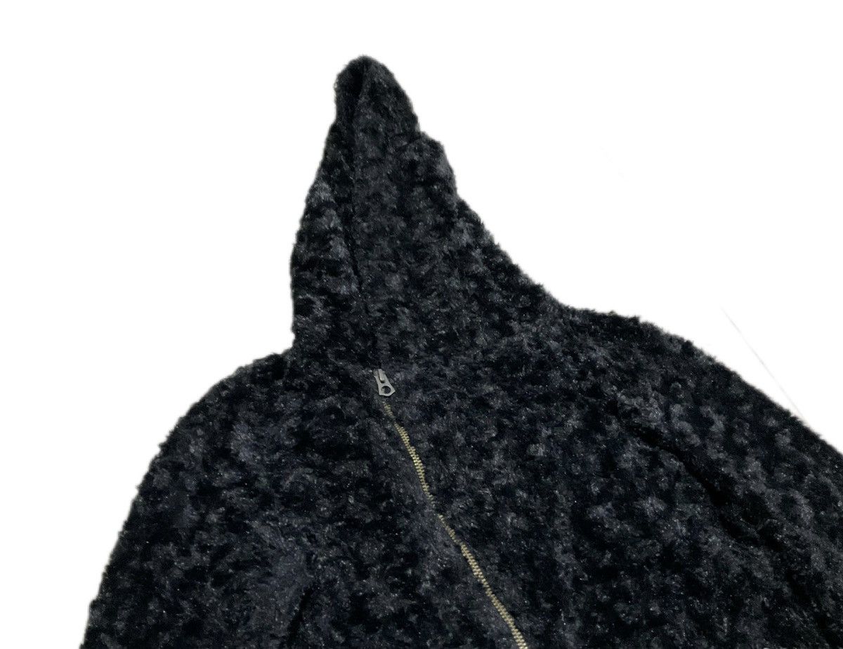 If Six Was Nine × Japanese Brand × Le Grande Bleu (L.G.B.) 🔥Sick Y2K Civarize Fur Hoodie Diagonal Zipper Goth Size US M / EU 48-50 / 2 - 3 Thumbnail
