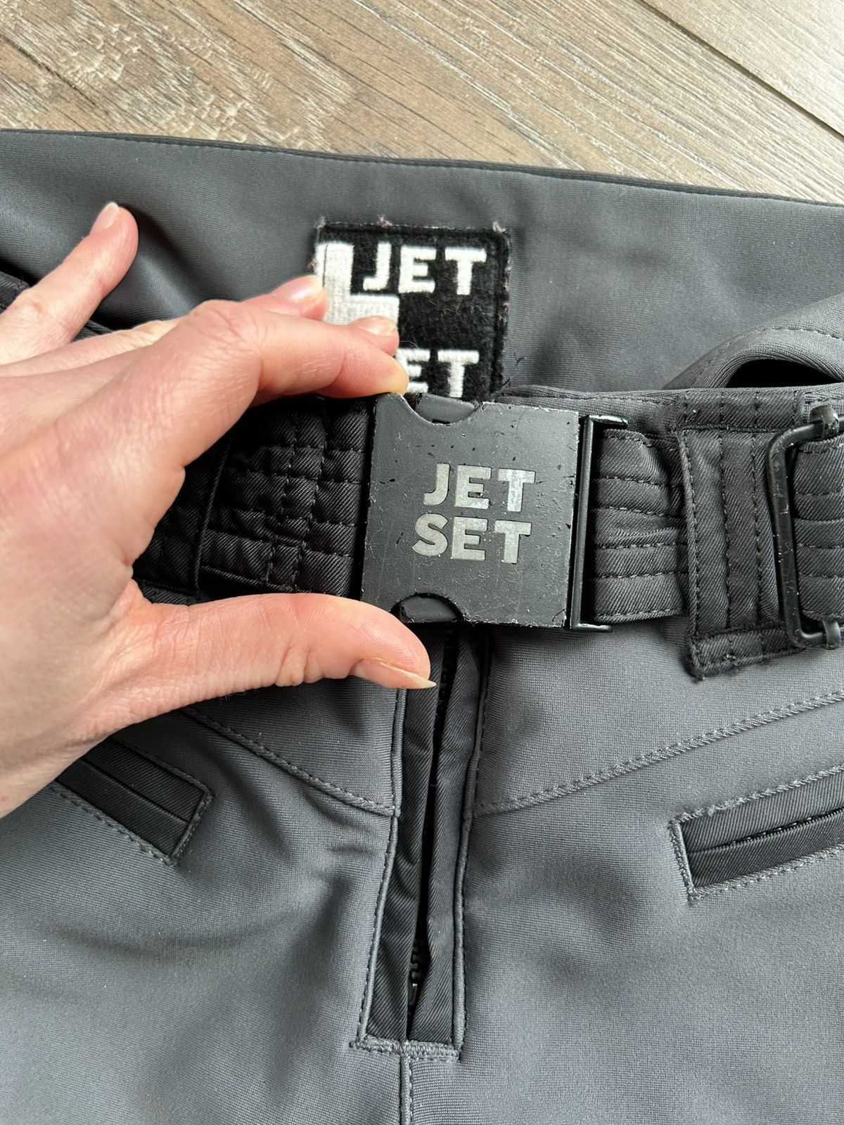 JET SET Jet Set grey wonter sko pants size 2 M Size 27" / US 4 / IT 40 - 3 Thumbnail