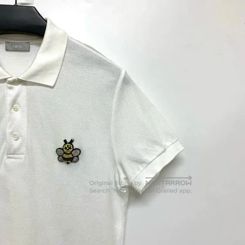 Dior Dior White Cotton Men's Polo Shirt . Size US M / EU 48-50 / 2 - 6 Thumbnail