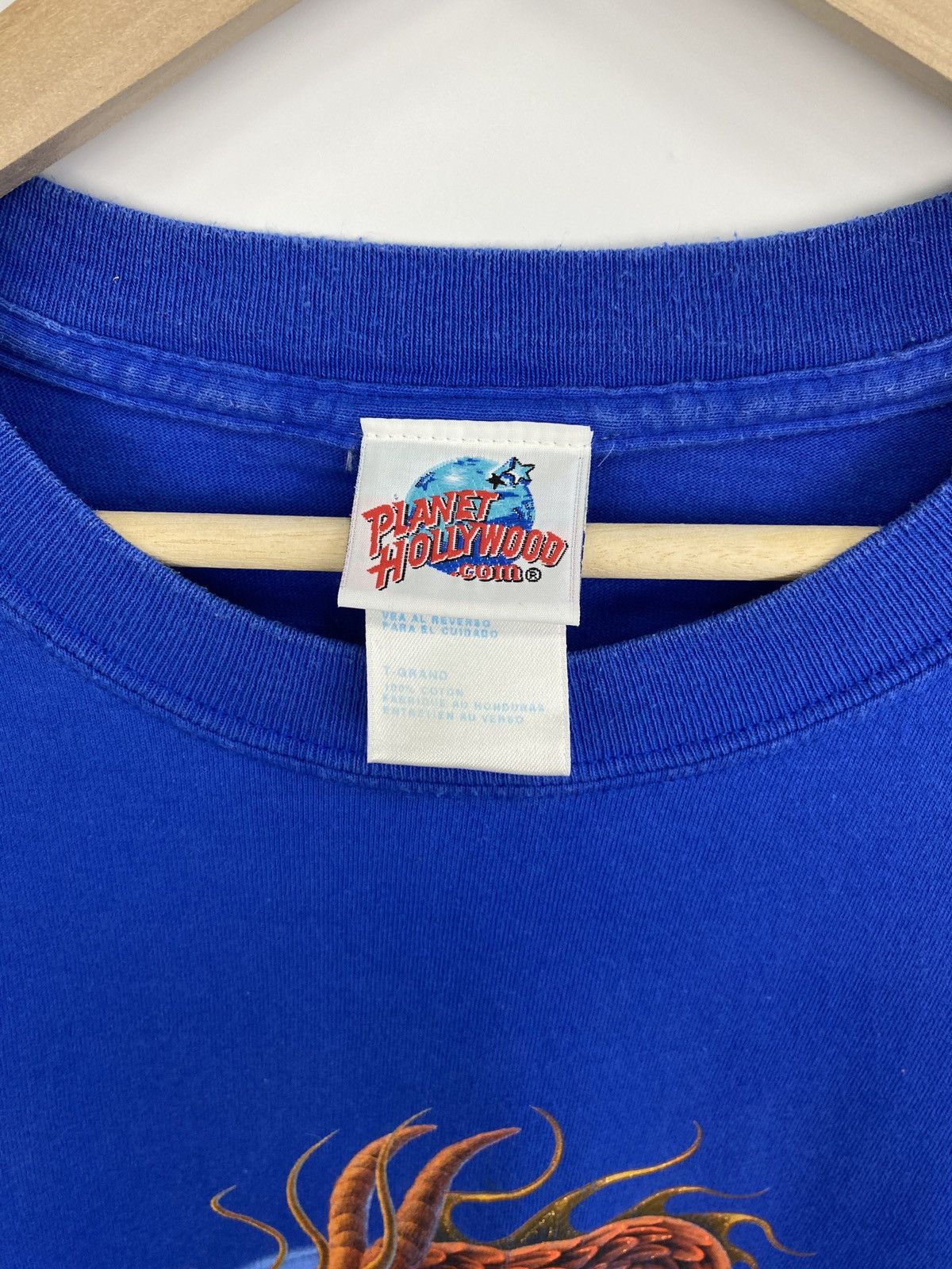 Planet Hollywood 🇺🇸 Vintage 1998 Planet Hollywood Orlando Japan Style T-Shirt Size US XL / EU 56 / 4 - 5 Thumbnail
