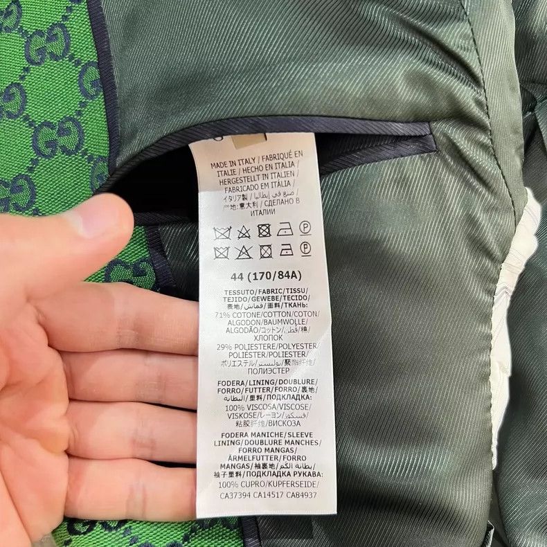 Gucci Gucci Full-print old-fashioned jacket 2504-Nextarrow Size US S / EU 44-46 / 1 - 6 Thumbnail
