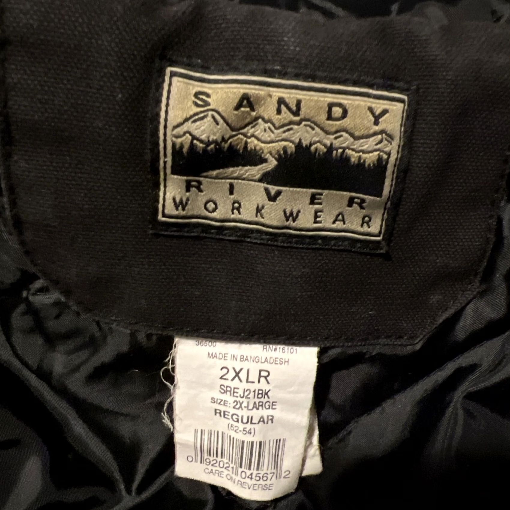 Vintage VINTAGE Sandy River Jacket Mens 2XL Black Workwear Canvas Hooded Insulated Size Coat J1802 Size US XXL / EU 58 / 5 - 4 Thumbnail