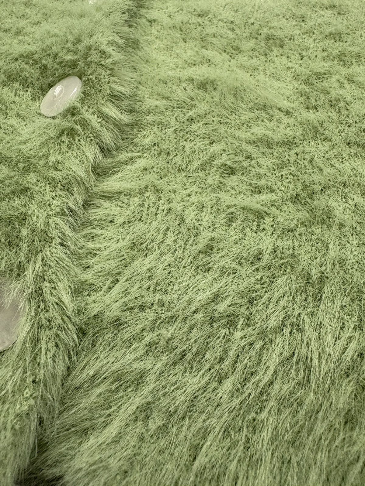 Japanese Brand 3.3 Field Trip Fuzzy Knit Cropped Cardigan Green Japan M Size US M / EU 48-50 / 2 - 7 Thumbnail