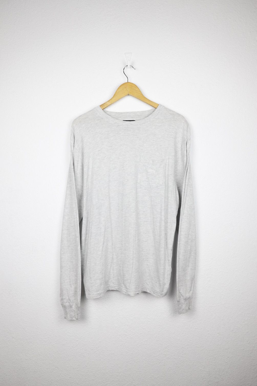 Stussy Stussy Pocket Logo Crew Long Sleeve Tee T-shirt Size US M / EU 48-50 / 2 - 1 Thumbnail