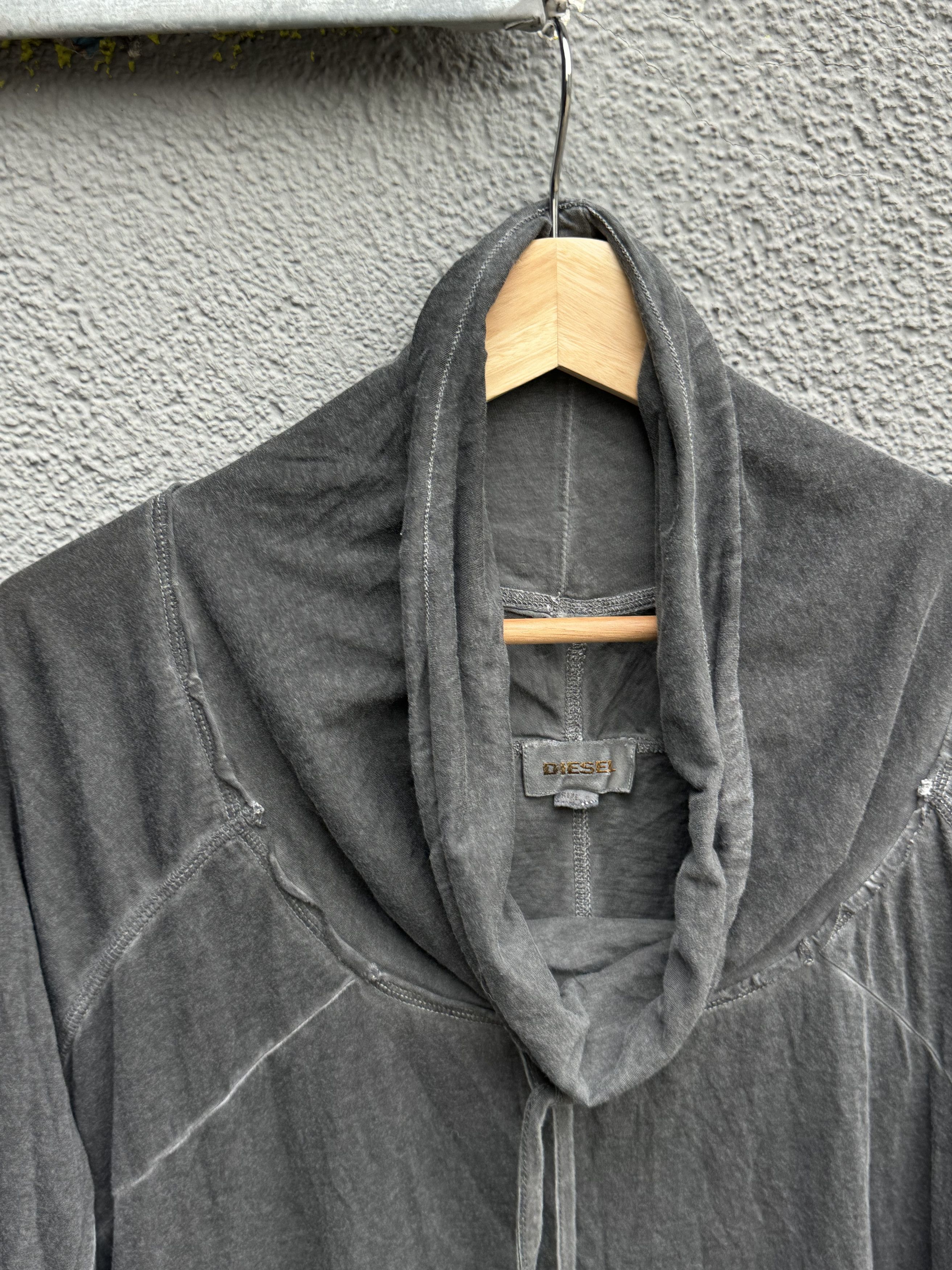 Diesel Diesel Vintage Faded Grey Blouse Size S / US 4 / IT 40 - 3 Thumbnail