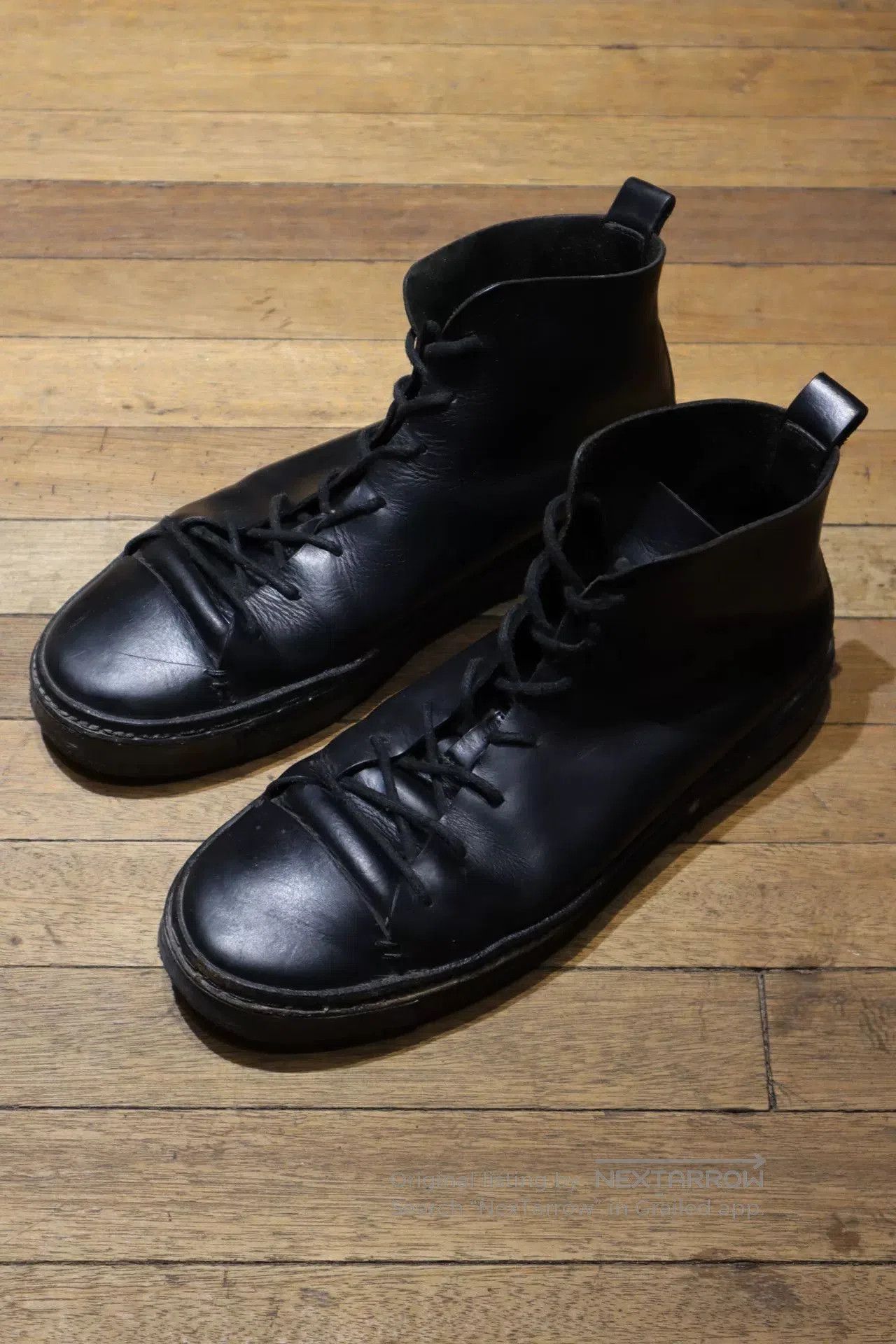 Ann Demeulemeester Ann Demeulemeester Black Leather Boots. Size US 10 / EU 43 - 2 Thumbnail