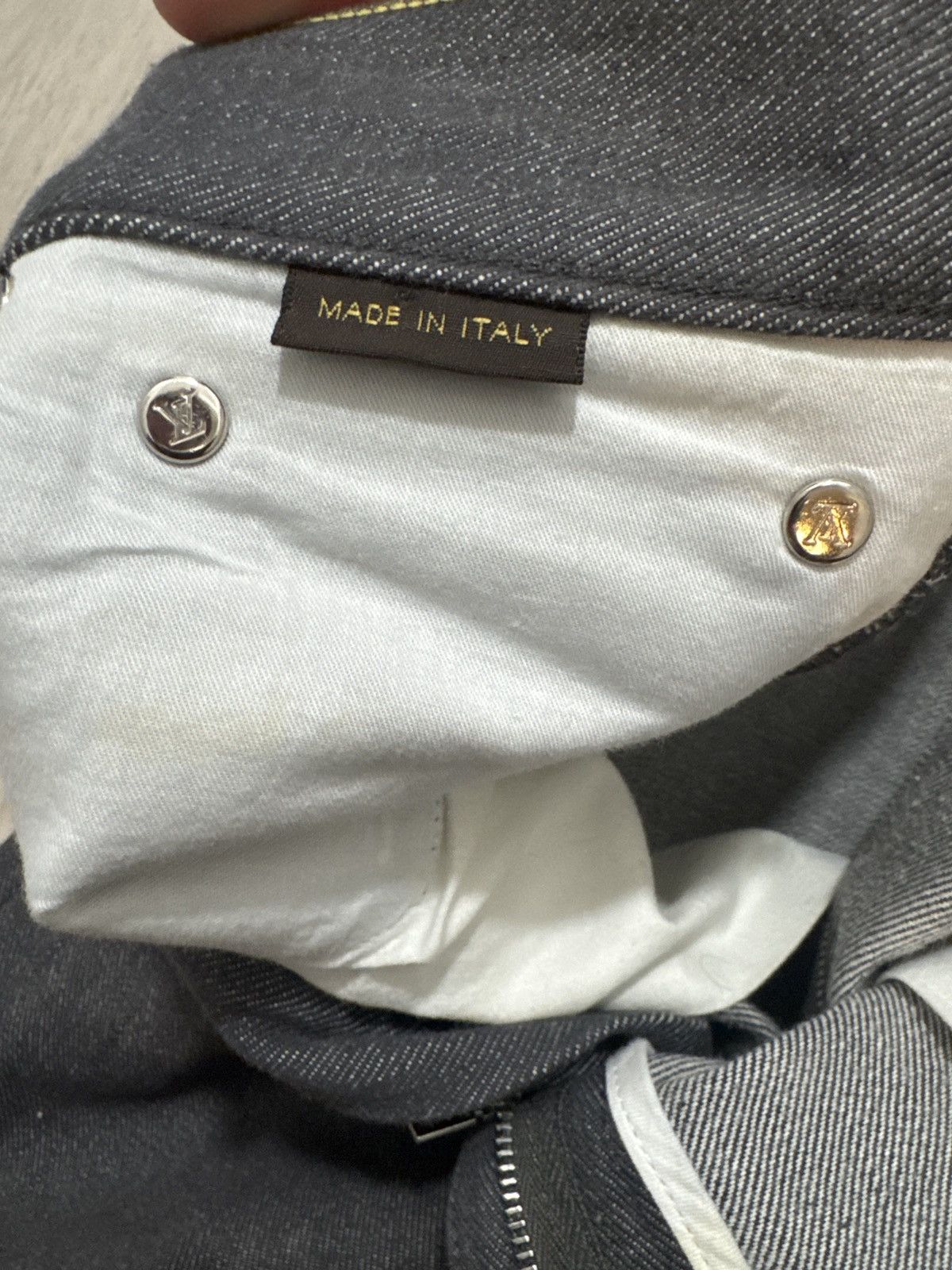 Louis Vuitton LV grey denim Size US 30 / EU 46 - 8 Thumbnail