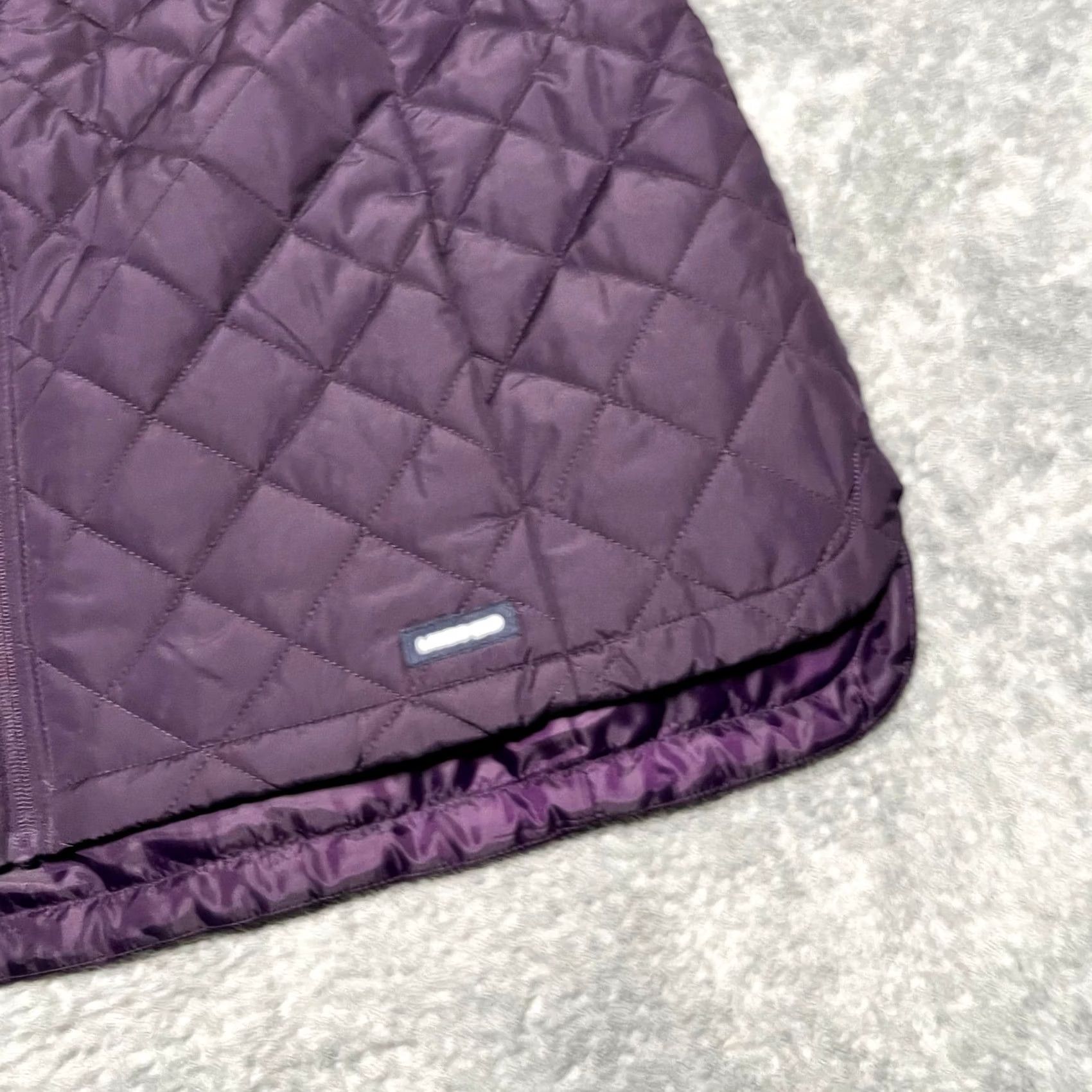 Lands' End Lands' End Puffer Vest Purple Quilted Womens XXL Jacket Size XXL / US 16-18 / IT 52-54 - 2 Thumbnail