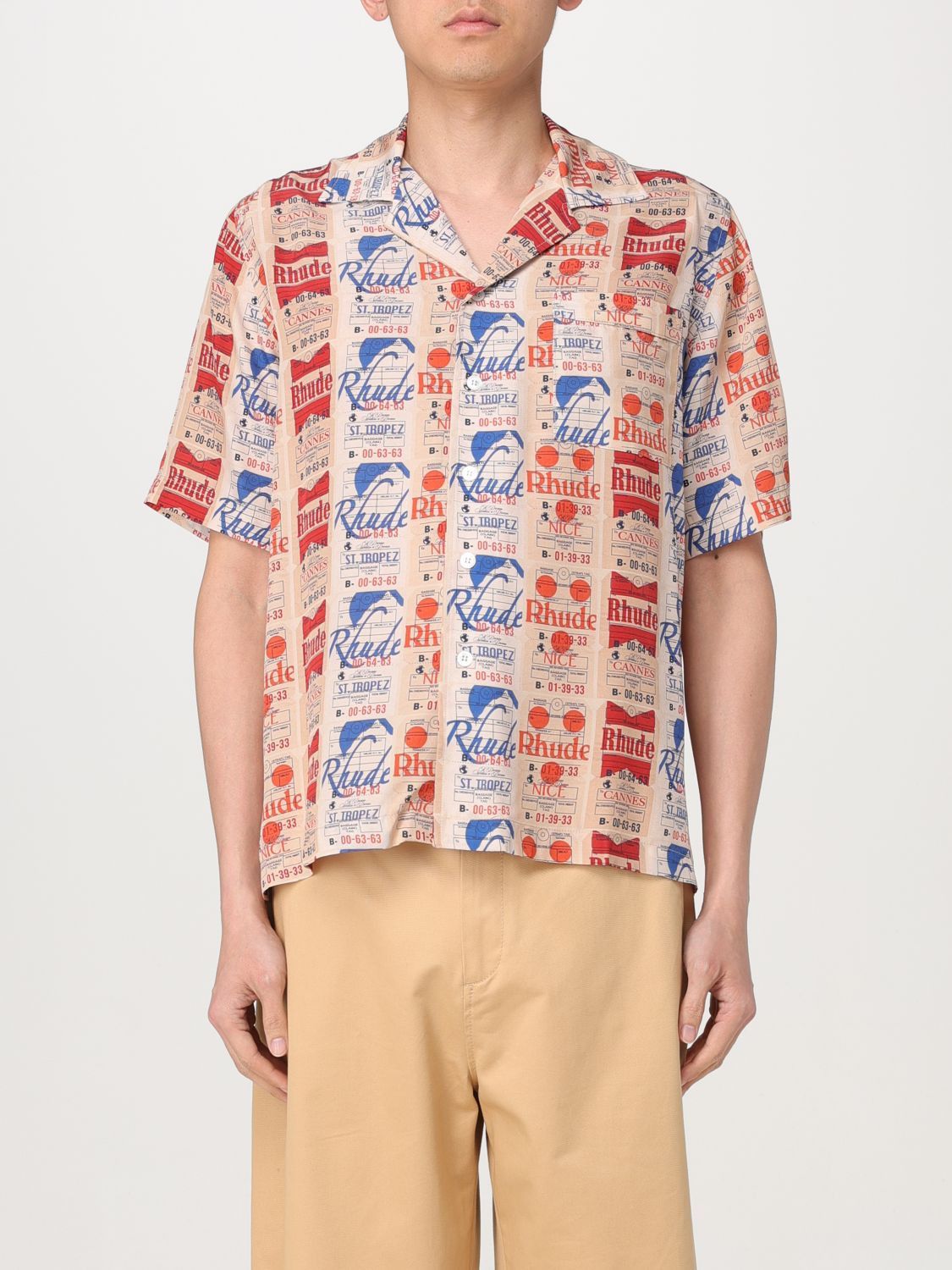 image of Rhude Shirt Men Multicolor (Size Small)