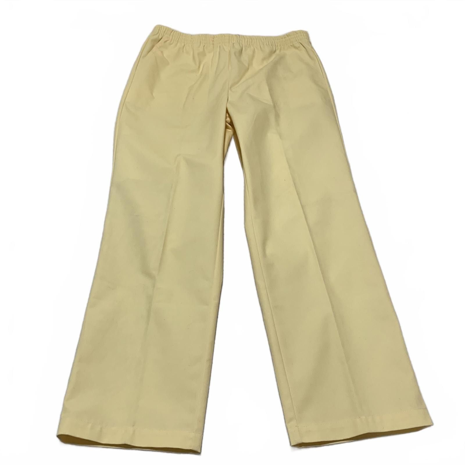 Other Koret Women's Size 14 Yellow Elastic Waist Pants W35x30L Size 36" / US 14 / IT 50 - 1 Thumbnail