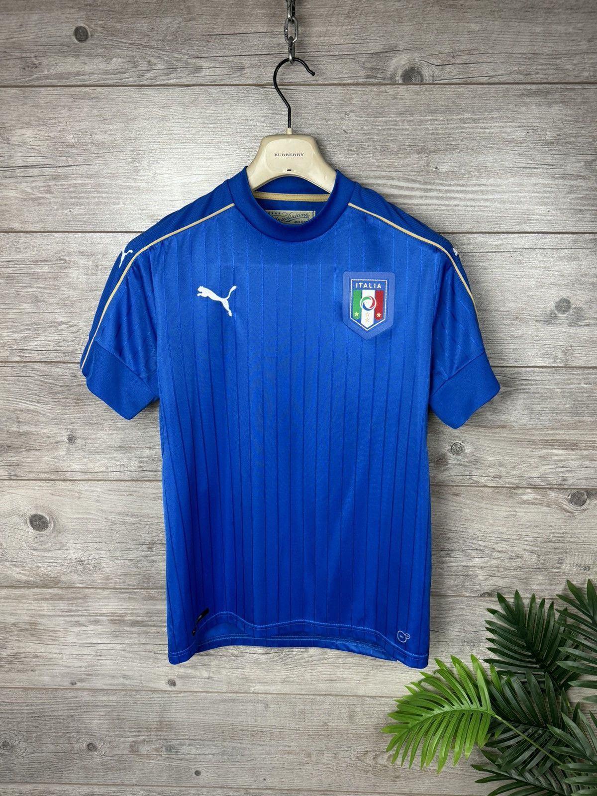 Puma × Vintage PUMA SOCCER JERSEY ITALY 🇮🇹 SIZE M Size US M / EU 48-50 / 2 - 1 Thumbnail