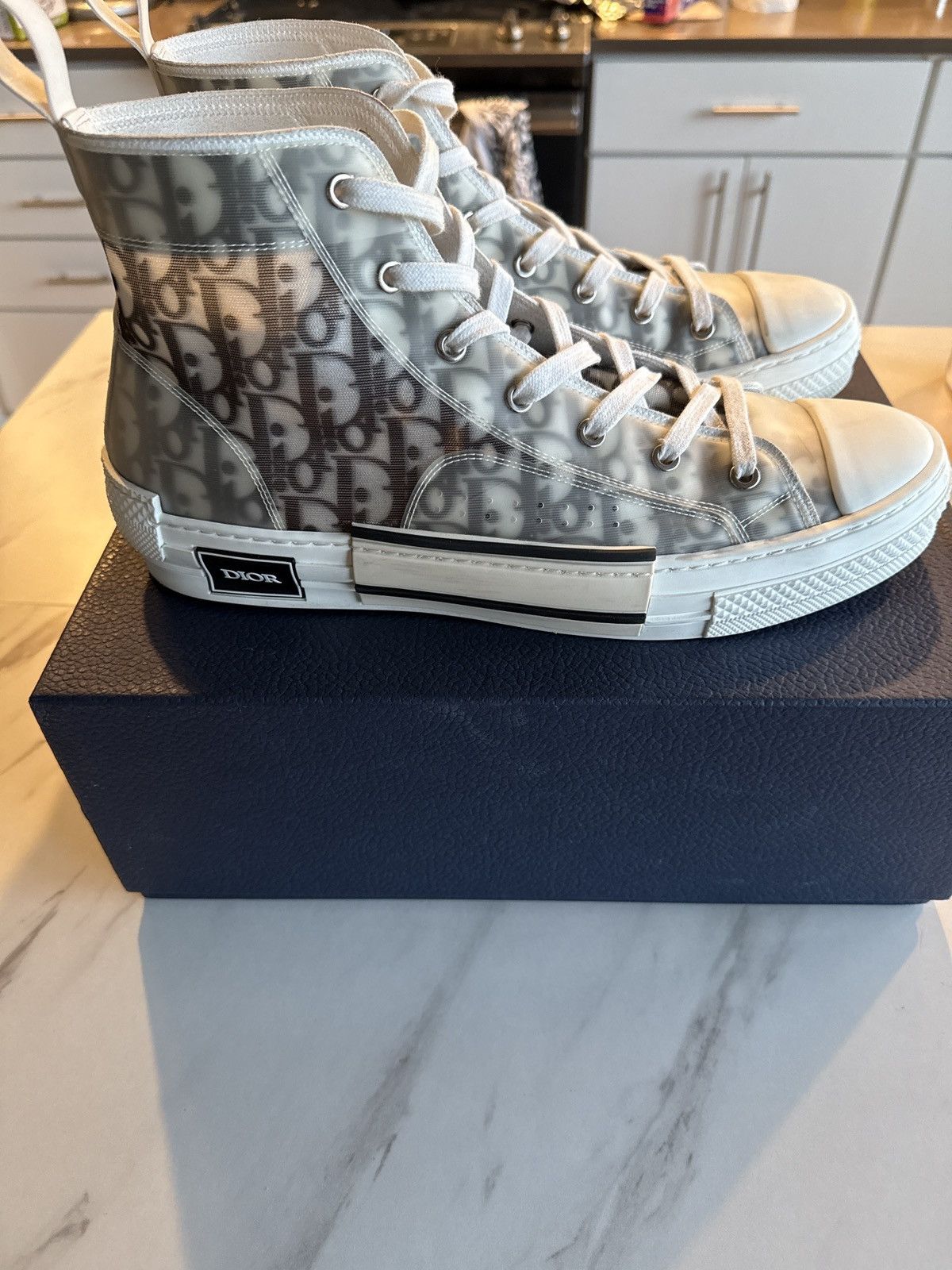 Dior Dior B23 Oblique Hi-Top Sneaker | Grailed