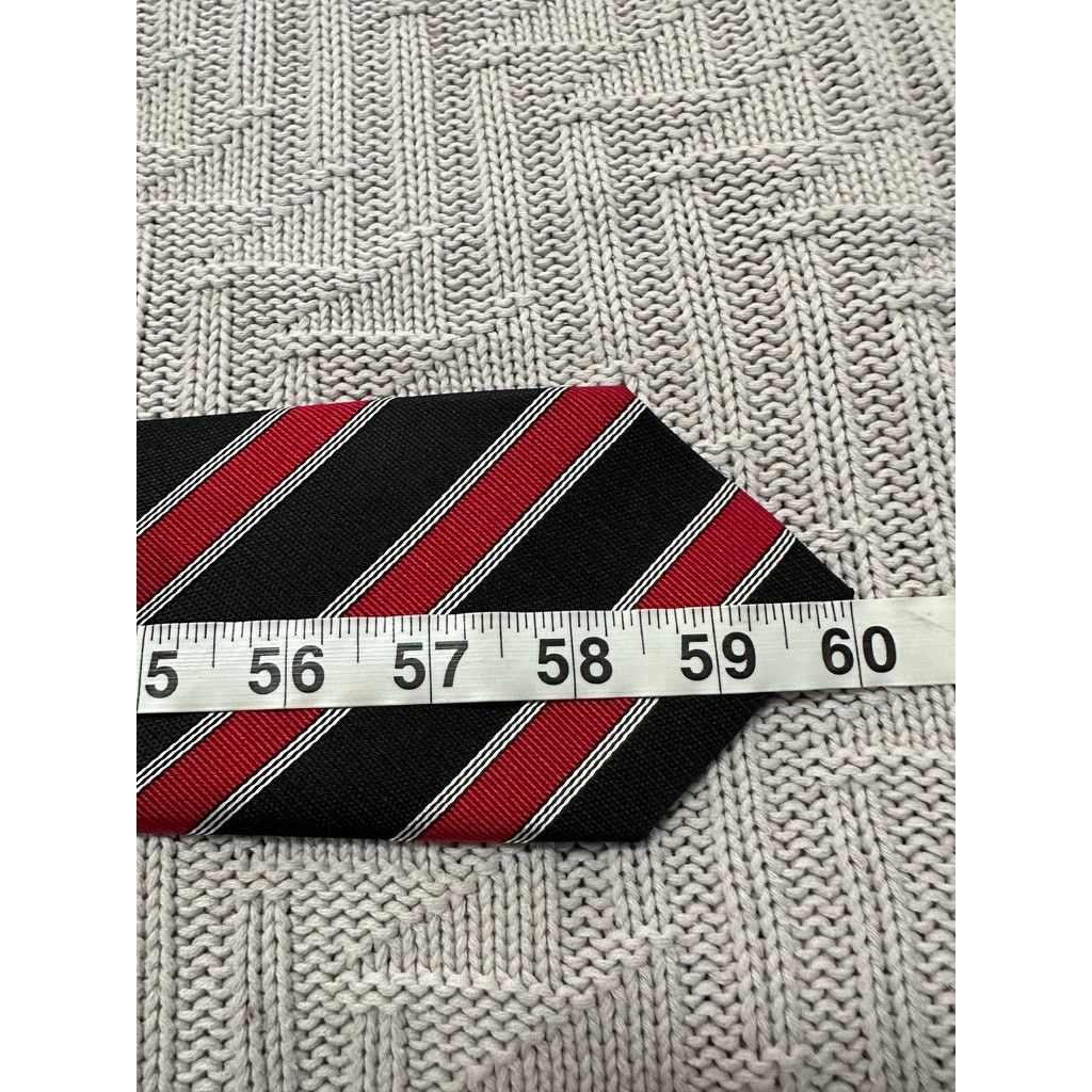 Other Cape Cod red and black striped silk tie Size ONE SIZE - 4 Thumbnail