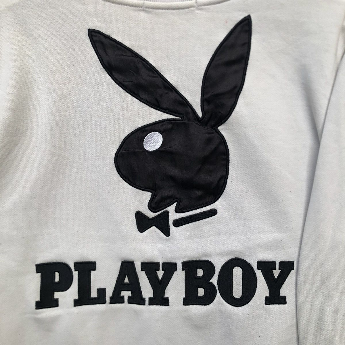 Playboy Vintage 90s Playboy Bunny Logo Embroidered Sweatshirt | XS Size US XS / EU 42 / 0 - 7 Thumbnail
