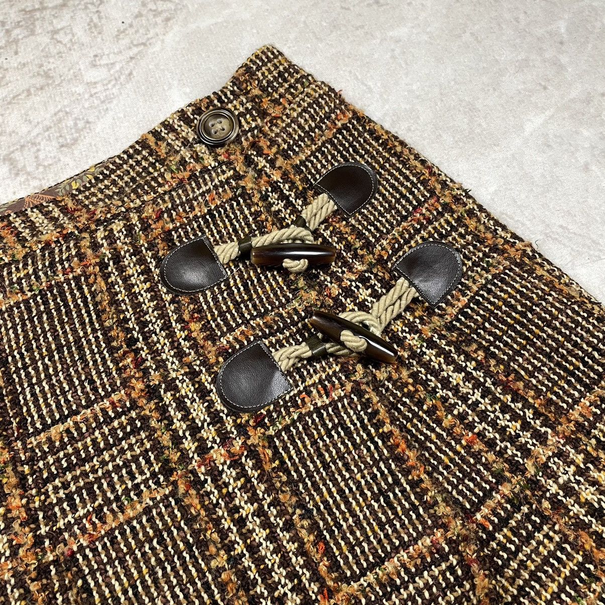 Dolce & Gabbana × Vintage Dolce&Gabbana Vintage Pleated Tweed Mini Skirt Archive Size 27" / US 4 / IT 40 - 7 Thumbnail
