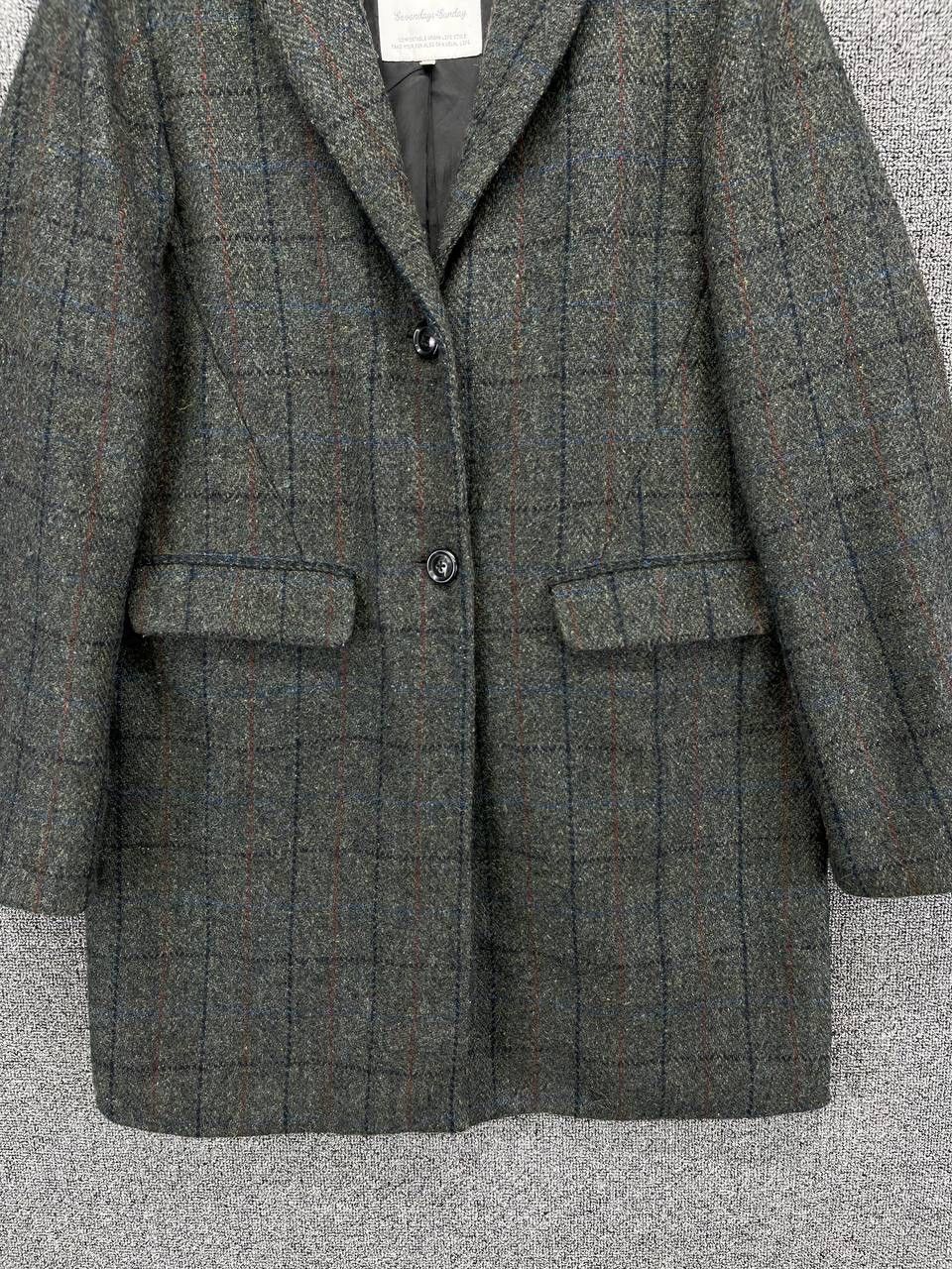 Harris Tweed Harris Tweed x Sevendays Sunday Shadow Plaid Wool Jacket Size M / US 6-8 / IT 42-44 - 4 Thumbnail