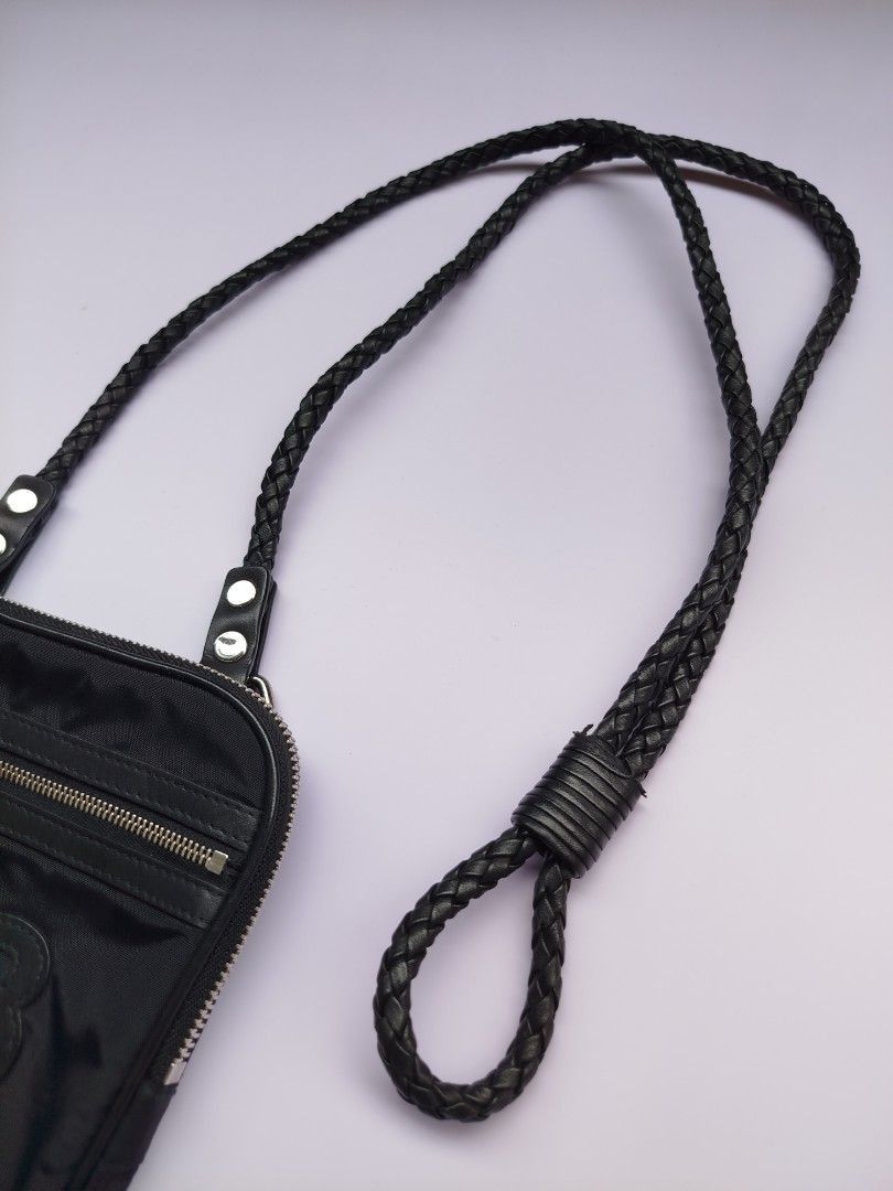 Yohji Yamamoto Y-3 Black Sling Bag / Crossbody Pouch. Size ONE SIZE - 10 Thumbnail