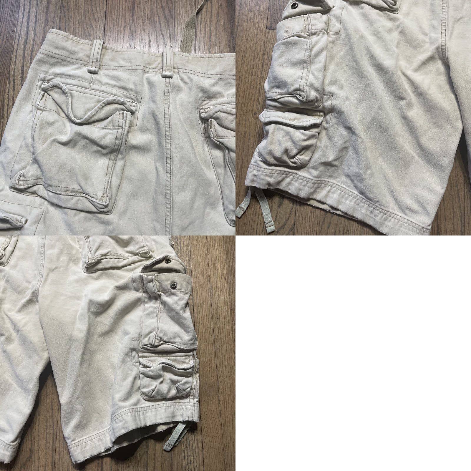 Abercrombie & Fitch VINTAGE Abercrombie & Fitch Cargo Shorts Men’s SZ 34 Beige 7 Pocket Distressed Heavy Pockets Y2K VTG Mens Size US 34 / EU 50 - 10 Thumbnail