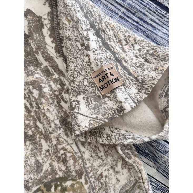 Other Fleece Factory Art & Motion Camo Fleece Sweatshirt Short Sle Size US M / EU 48-50 / 2 - 3 Thumbnail